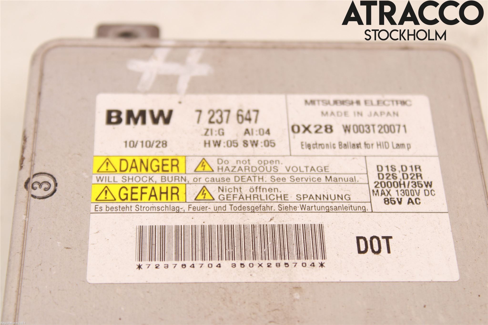 BMW 5 F10/F11/F18 09-17 Styreenhet Xenon