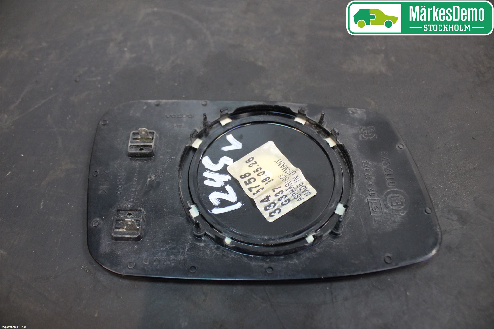 Volvo S40/V40    96-04 Speil Glass V