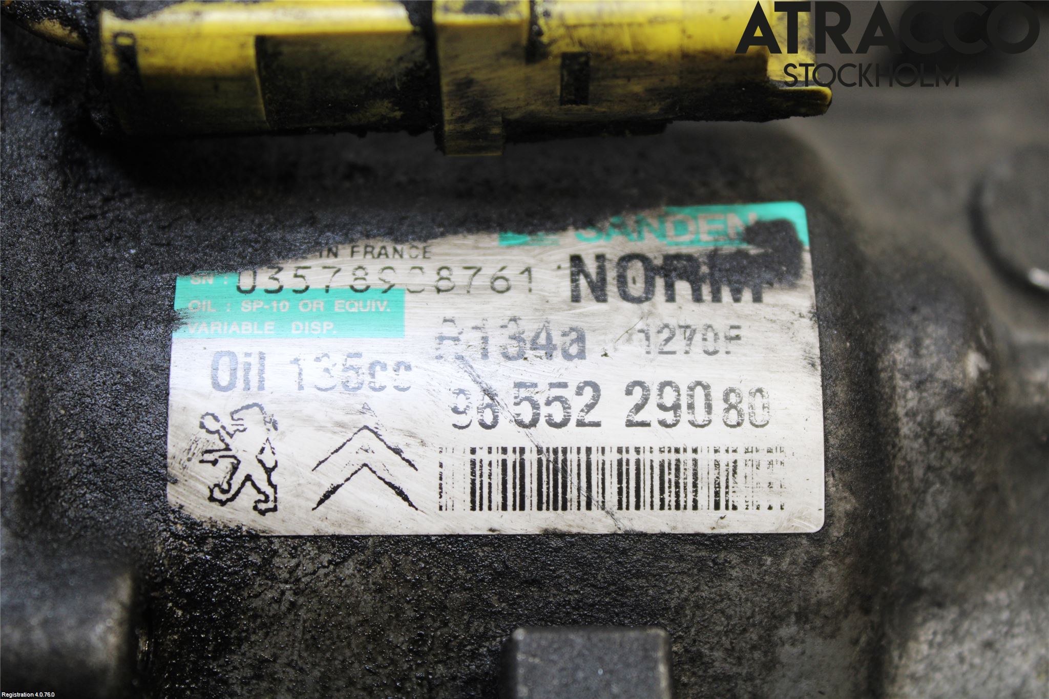 Peugeot EXPERT 07-14 Varme Ac Kompressor