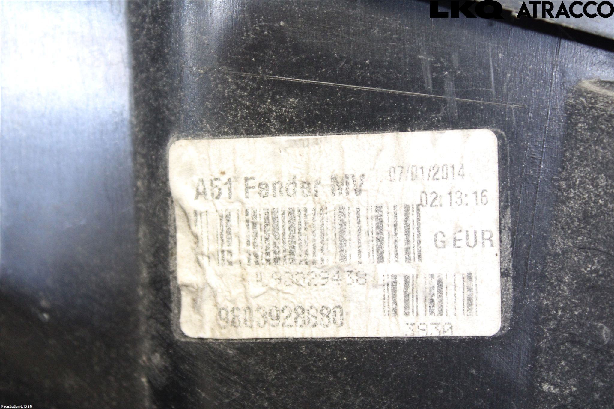Citroen C3 10-17 Baklykt Venstre