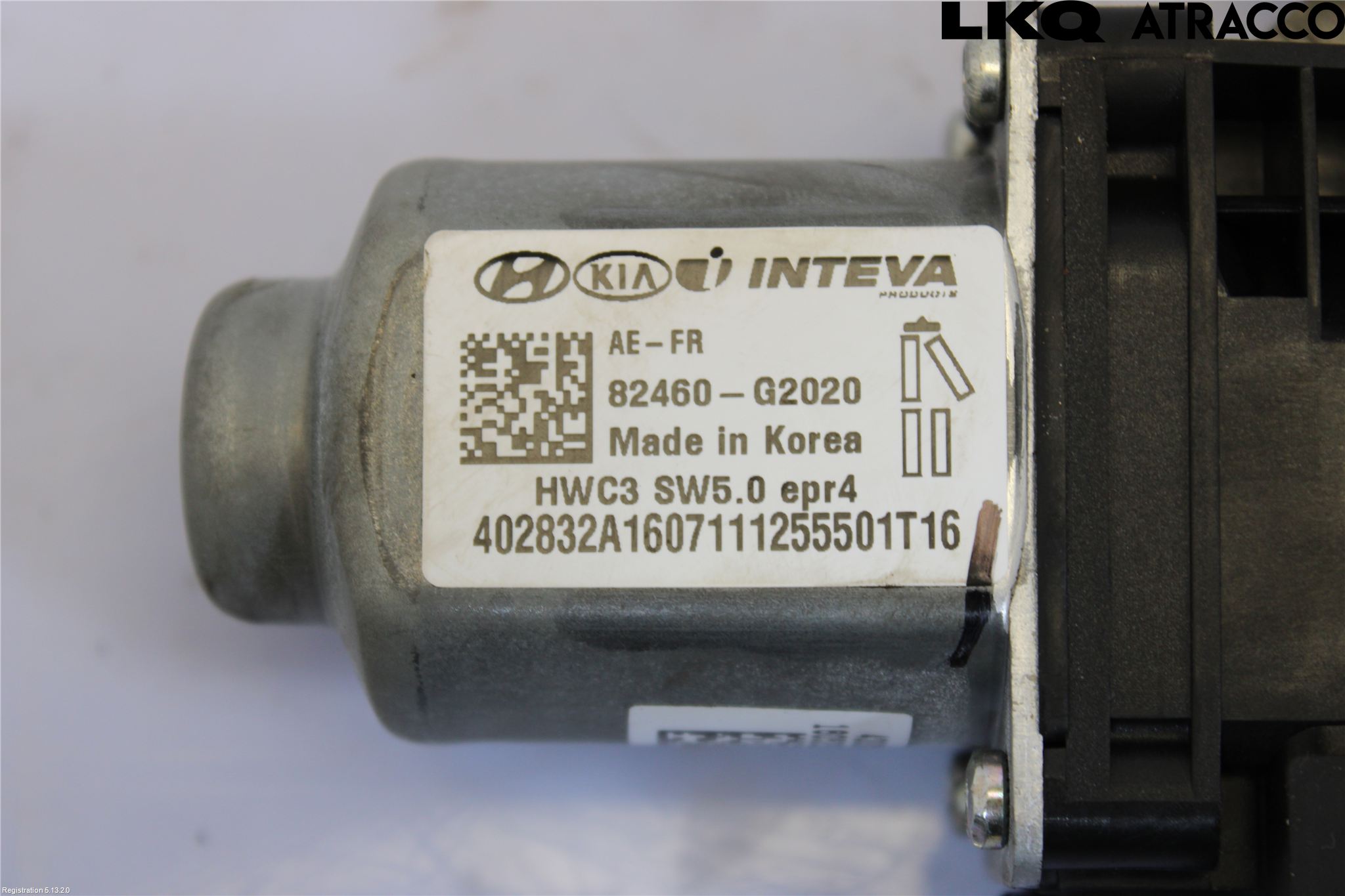 Hyundai IONIQ AE 17-22 Vindusheismotor
