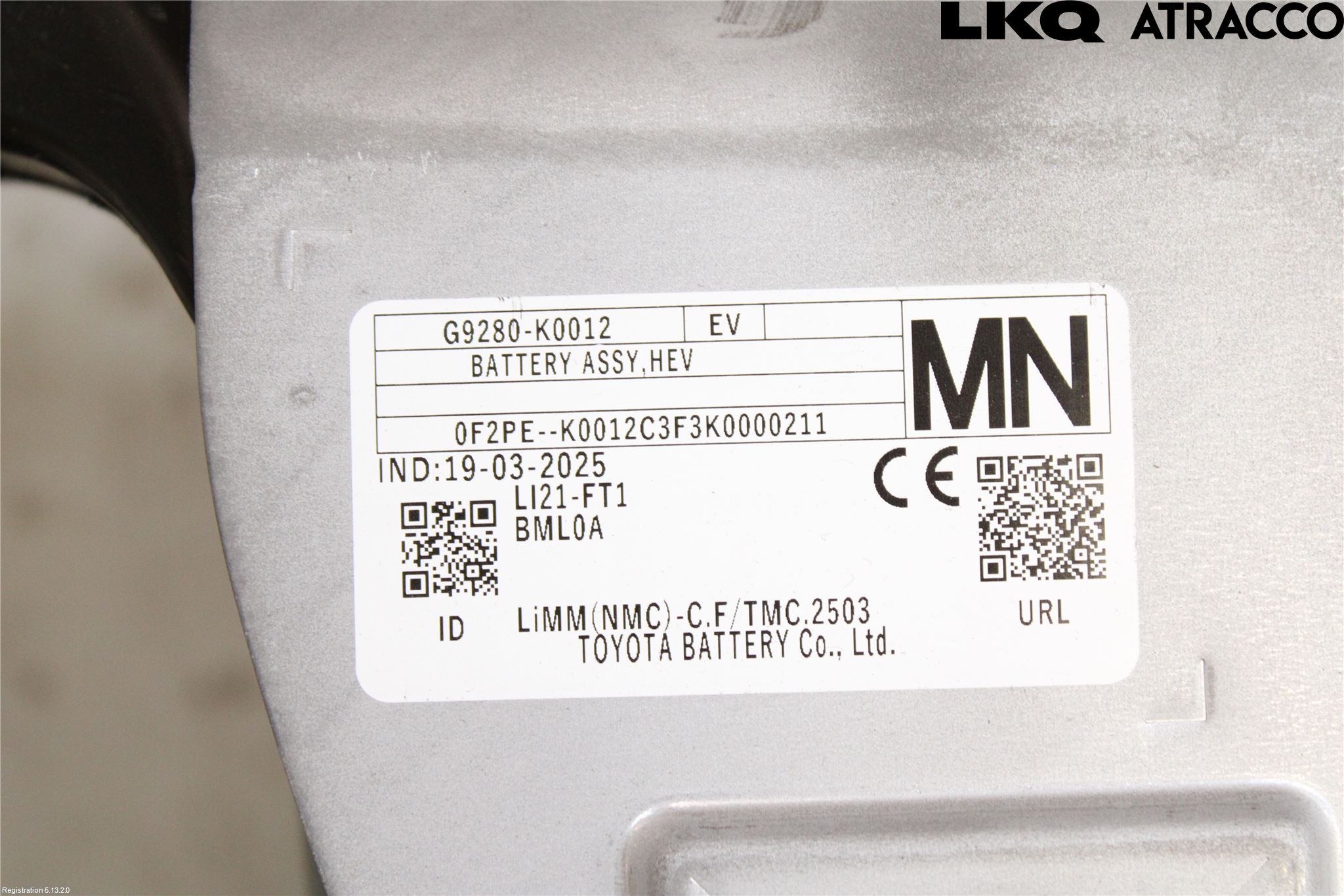 Toyota YARIS CROSS XP21 21- Hybrid Batteri