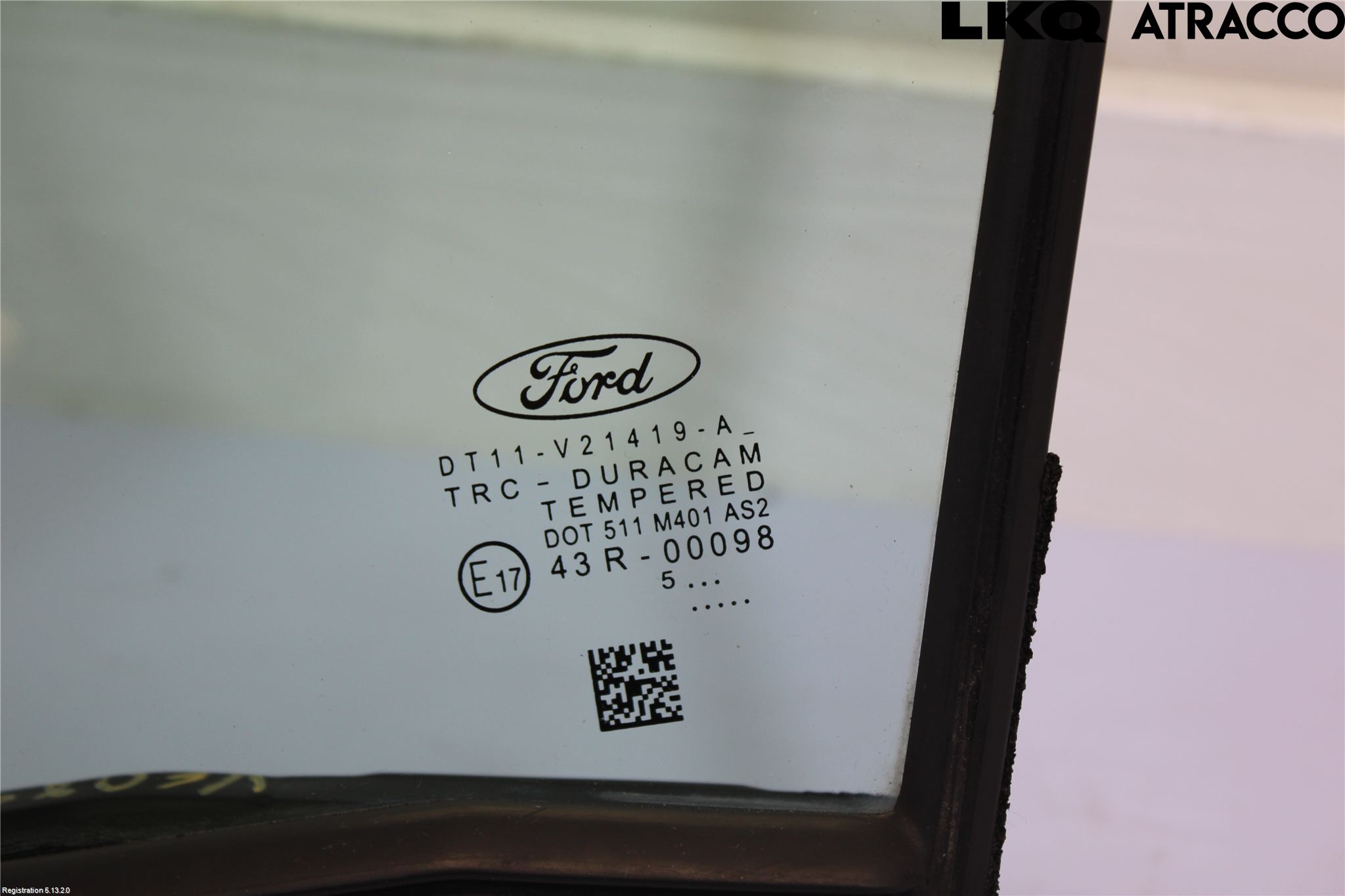 Ford TRANSIT/TOURNEO COURIER 13-23 Dørrute Foran Høyre Trekant