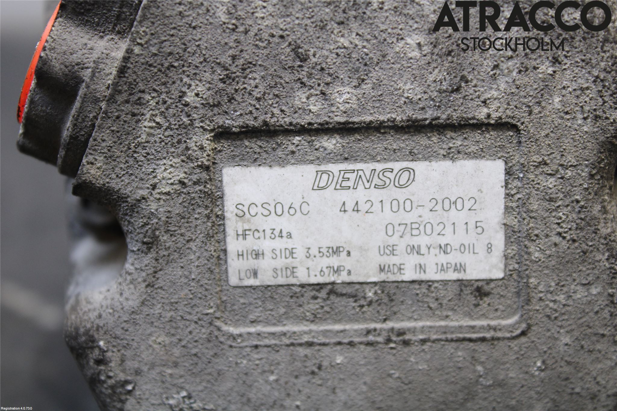 Citroen C1 06-13 Varme Ac Kompressor