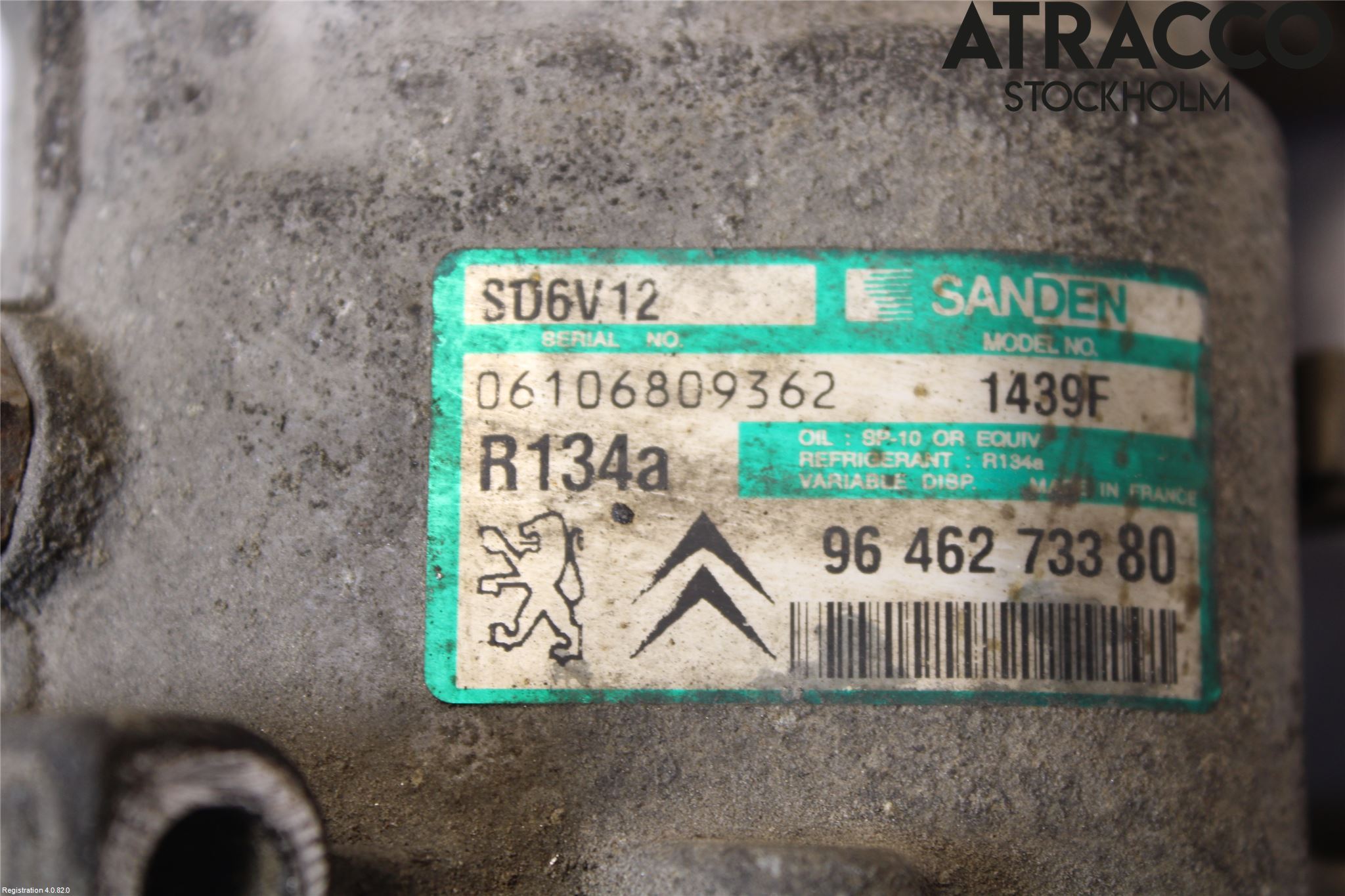 Citroen C3 -04 Varme Ac Kompressor