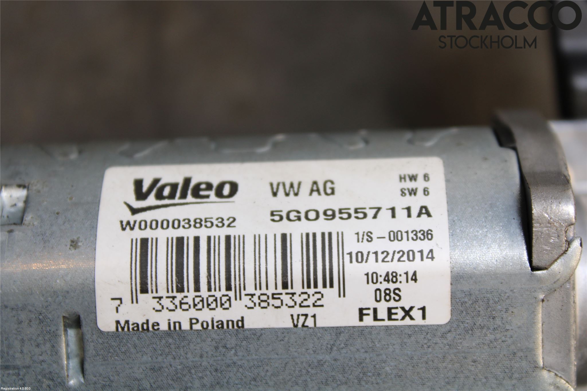Volkswagen VW GOLF / E-GOLF VII 13-20 Viskermotor Bakluke