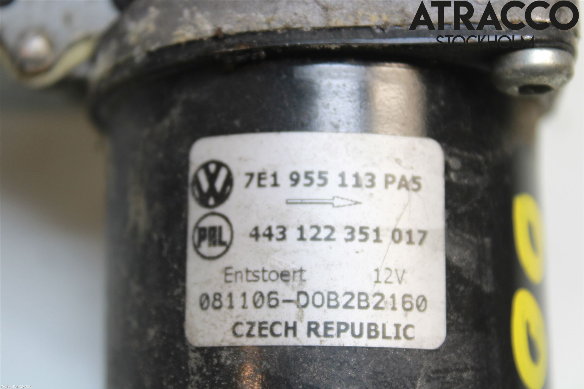 Volkswagen VW TRANSP/CARAVELLE (T5) 04-15 Viskermotor Frontrute