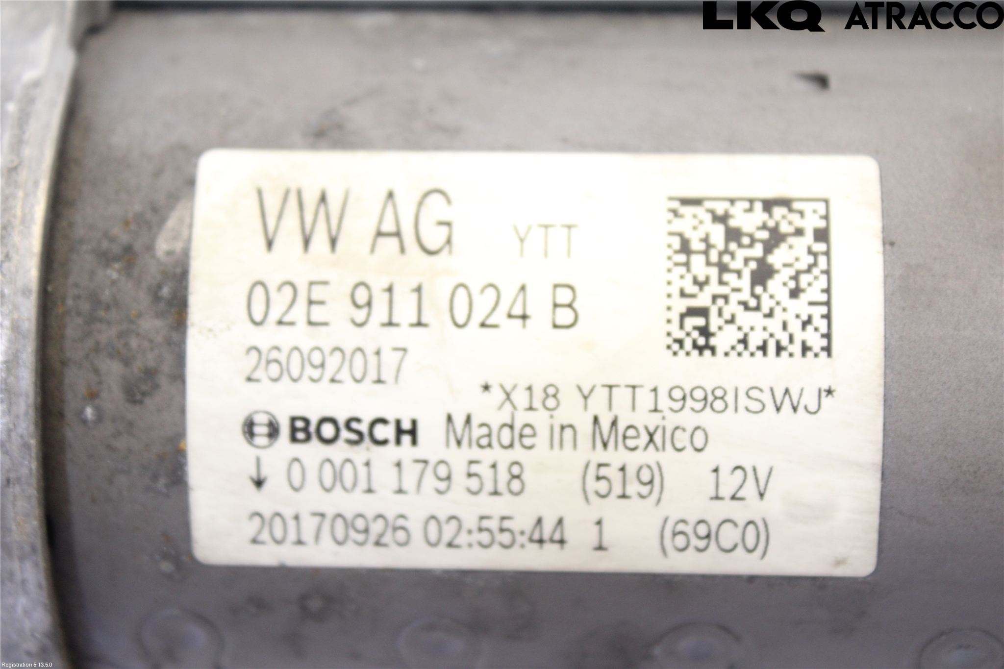 Volkswagen VW TIGUAN 16-24 Startmotor