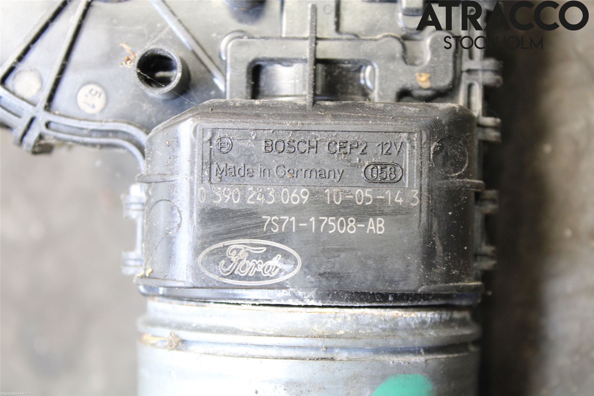 Ford MONDEO 07-15 Viskermotor Frontrute