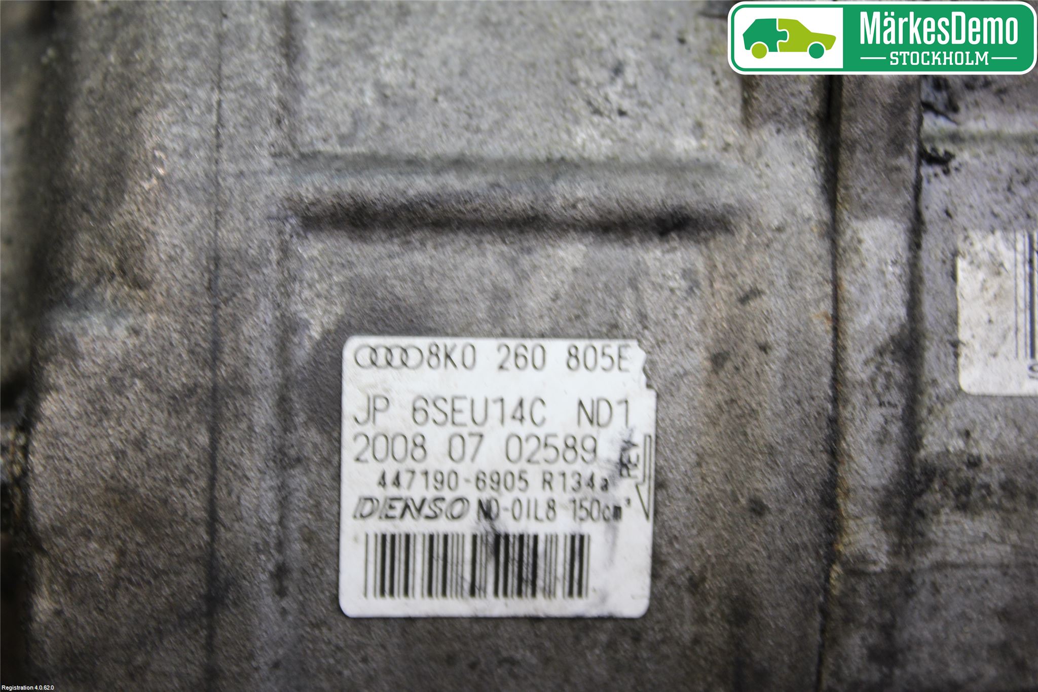 Audi A4/S4 08-11 Varme Ac Kompressor