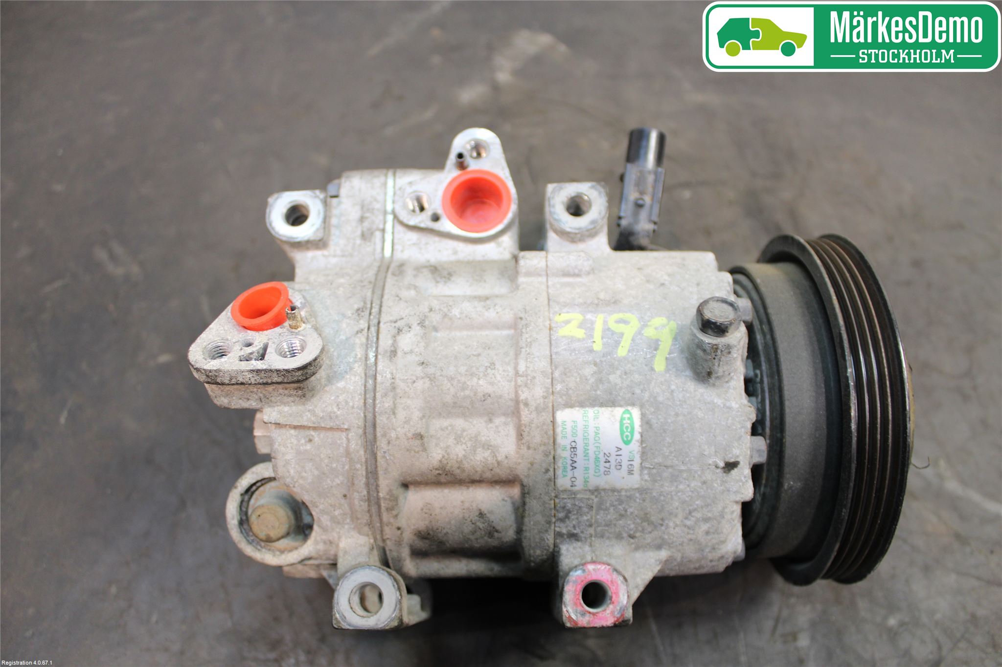 Hyundai ACCENT 06-11 Varme Ac Kompressor