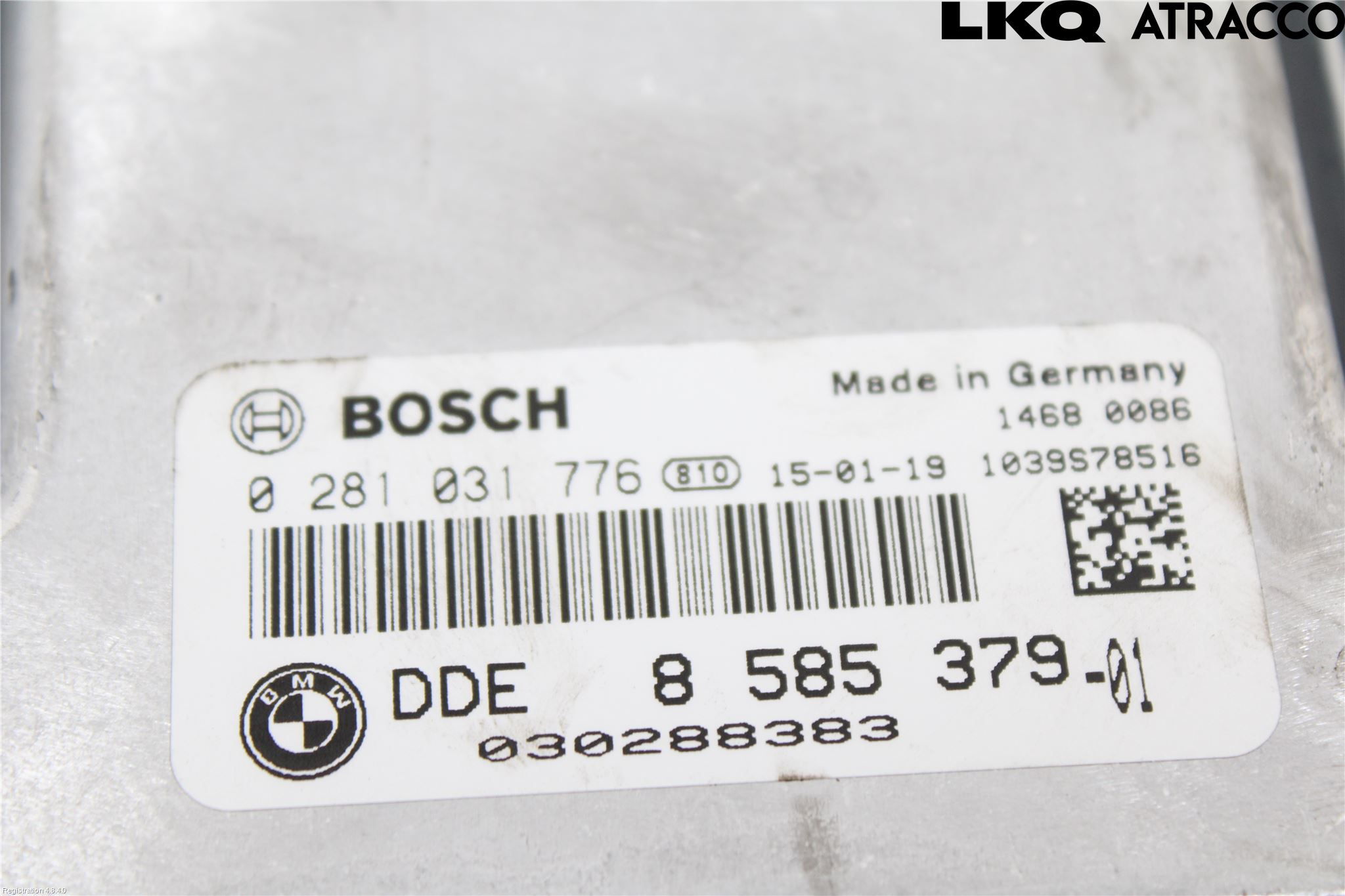 BMW 3 F30/F31/F80 12-19 Styreenhet Dieselpumpe