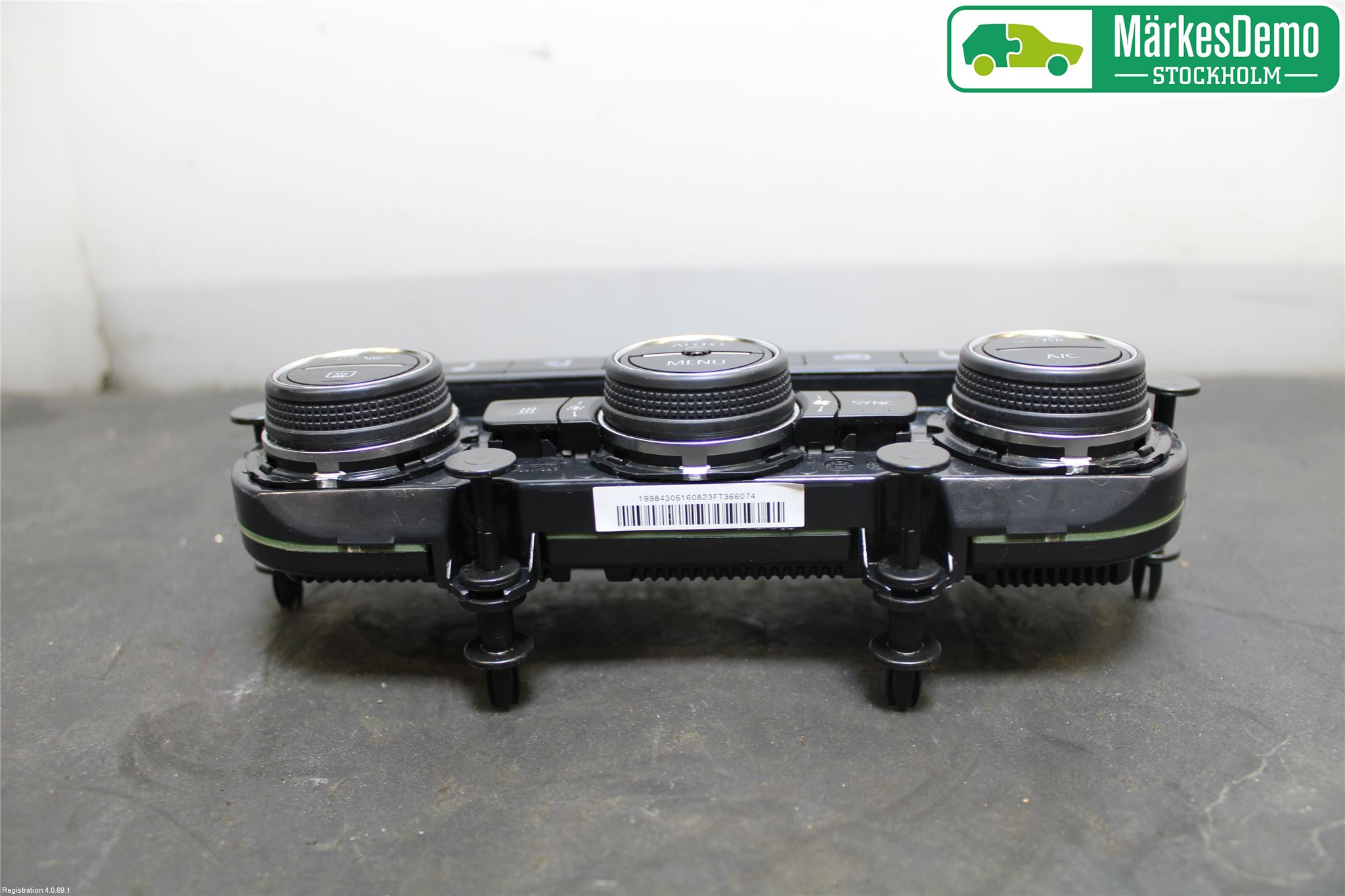 Volkswagen VW PASSAT 15-19 Varme Ac Betjening-Display
