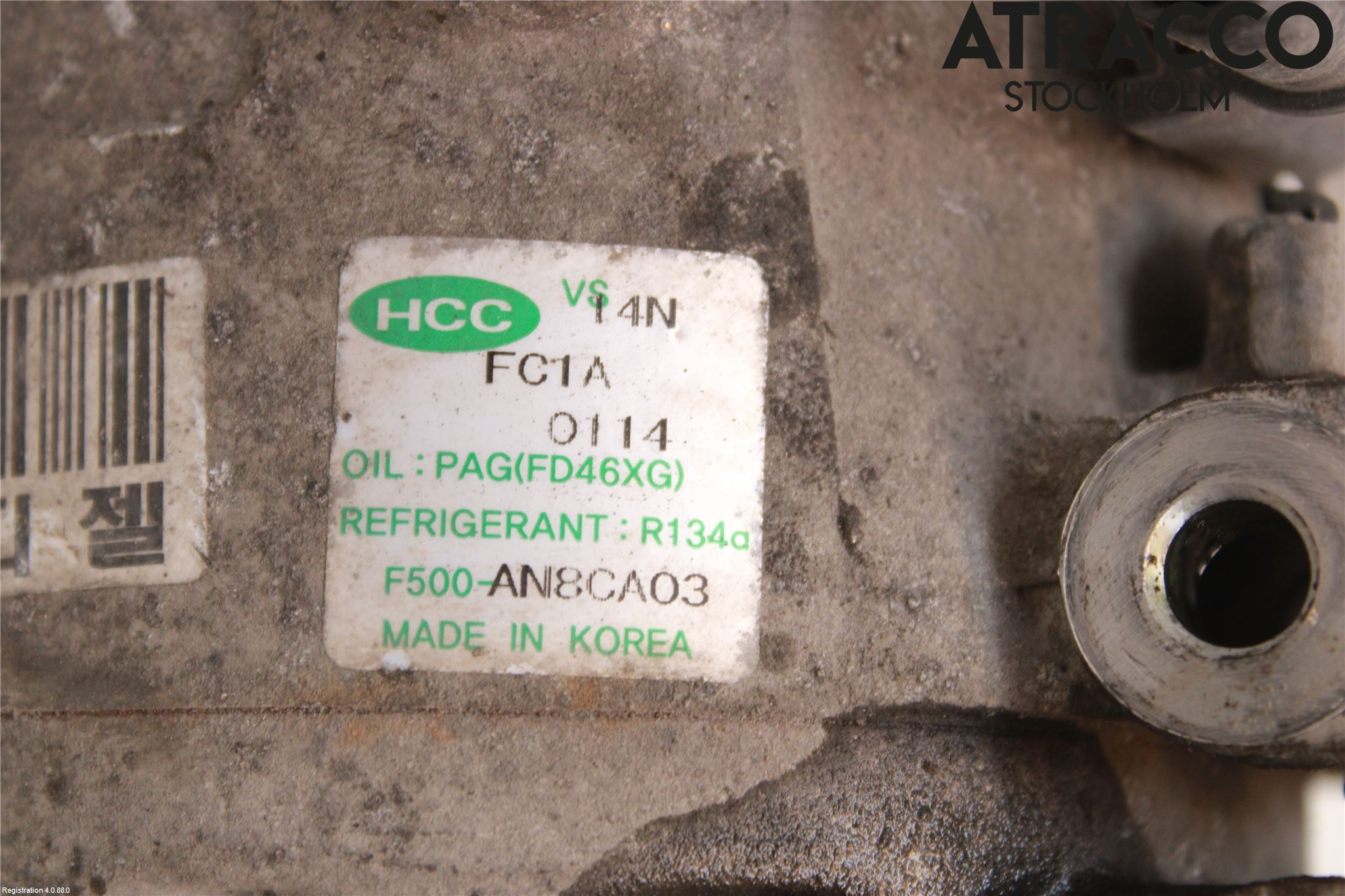 Hyundai i30 FD 07-12 Varme Ac Kompressor