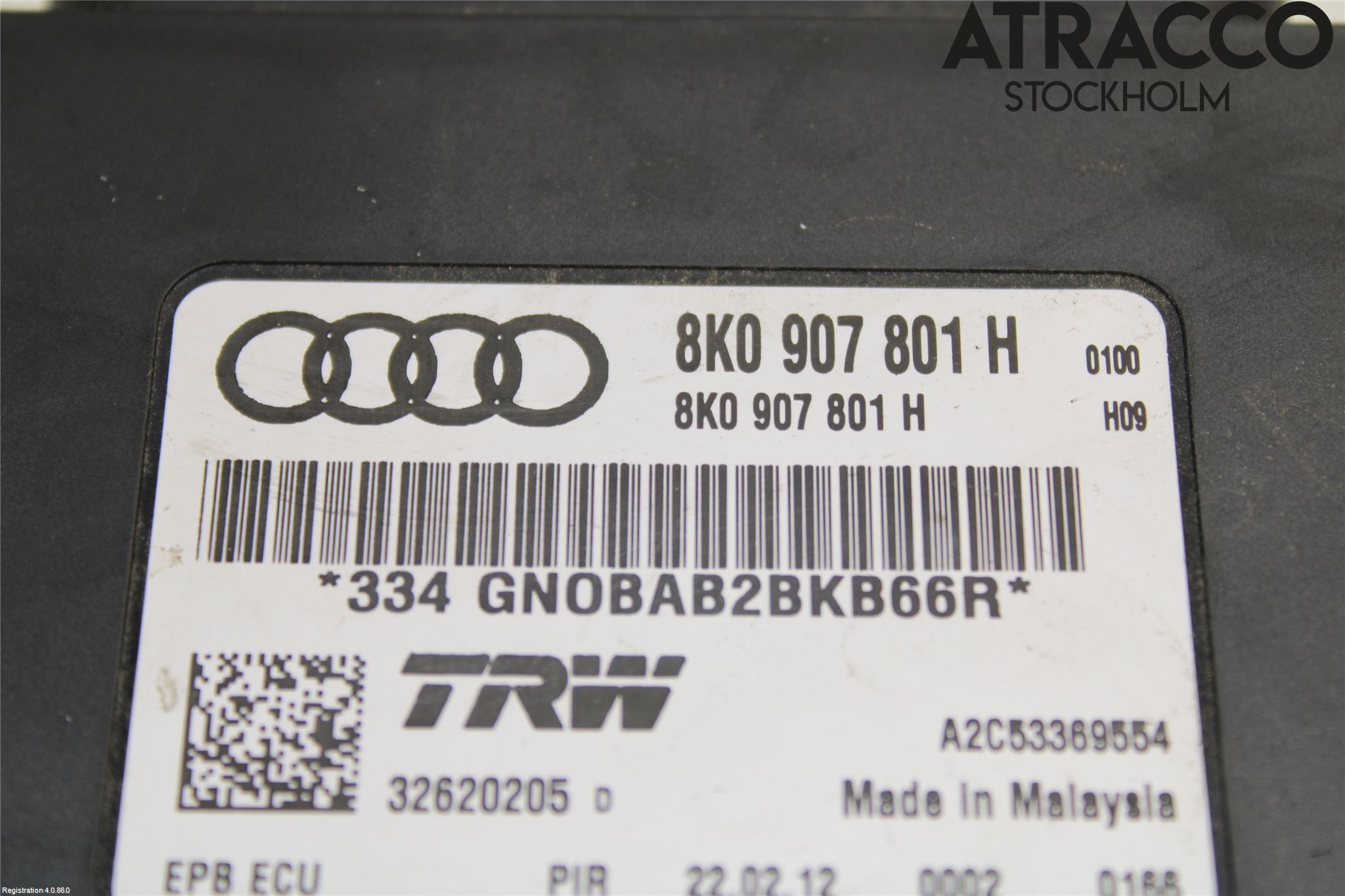 Audi Q5 09-16 Styreenhet Parkbrems