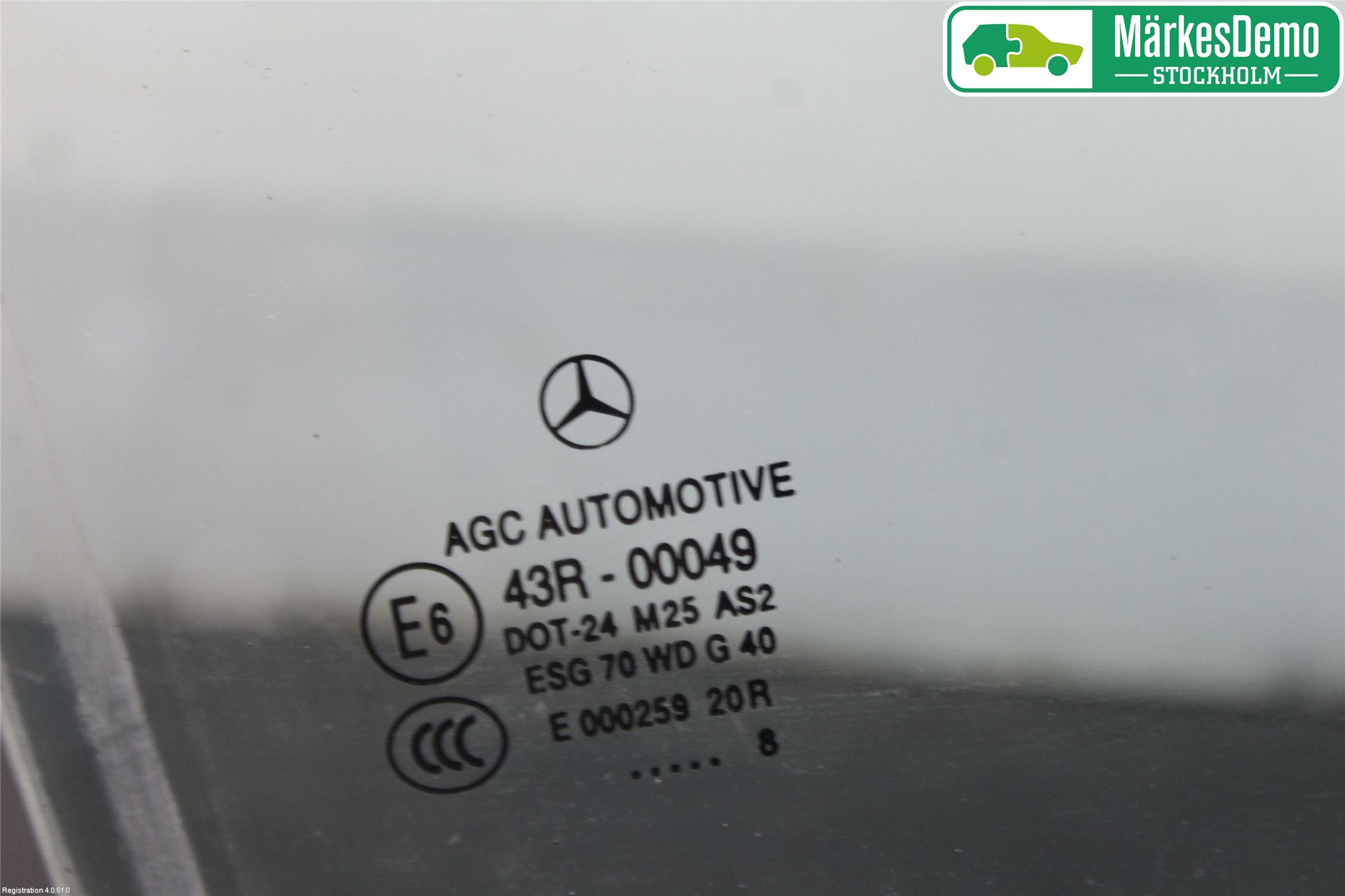 Mercedes-Benz MB C-KLASS (W204) 07-15 Dørrute Bak Høyre 4Dørs