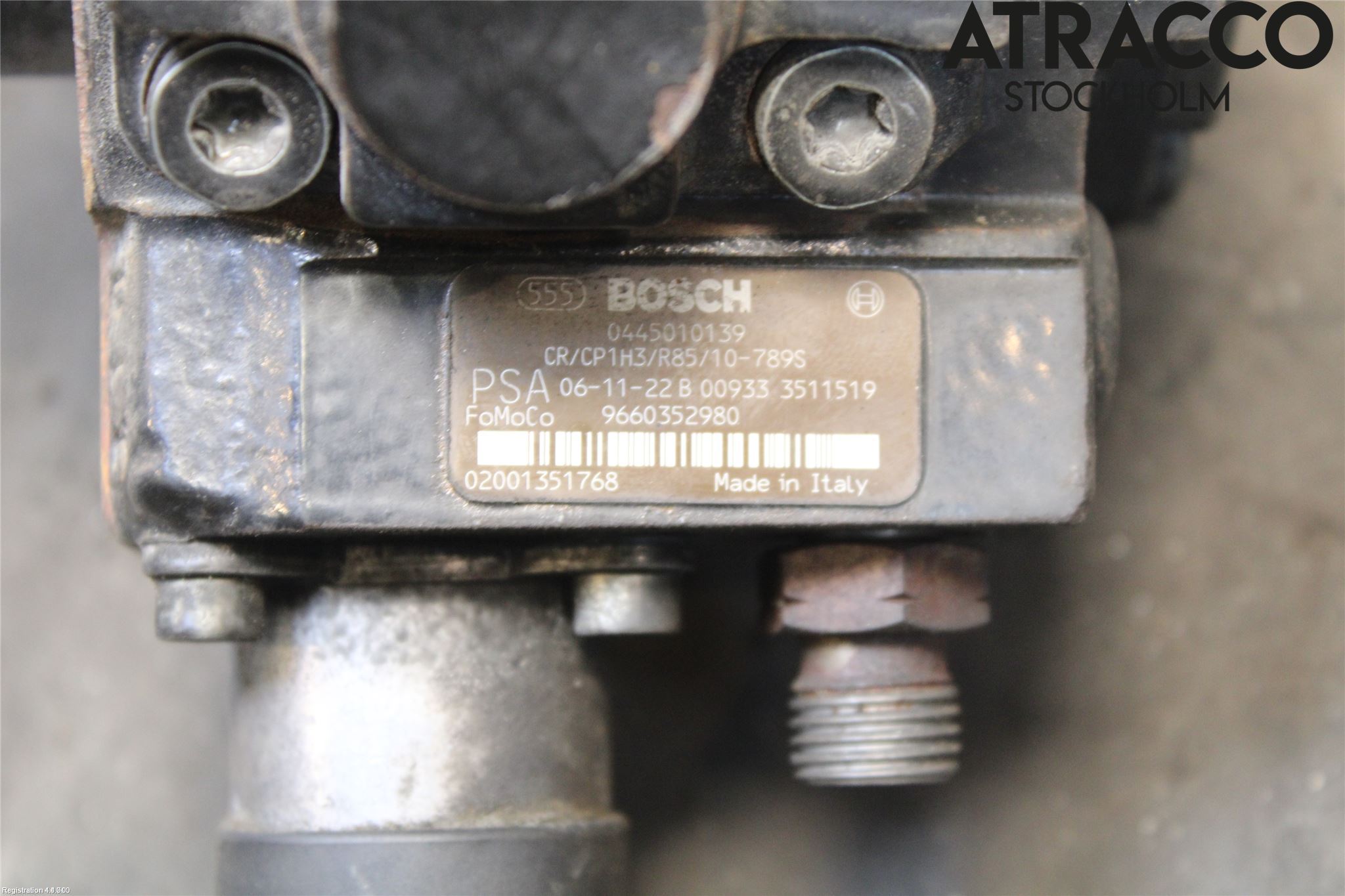 Peugeot 407 Drivstoff Dieselpumpe Hoved