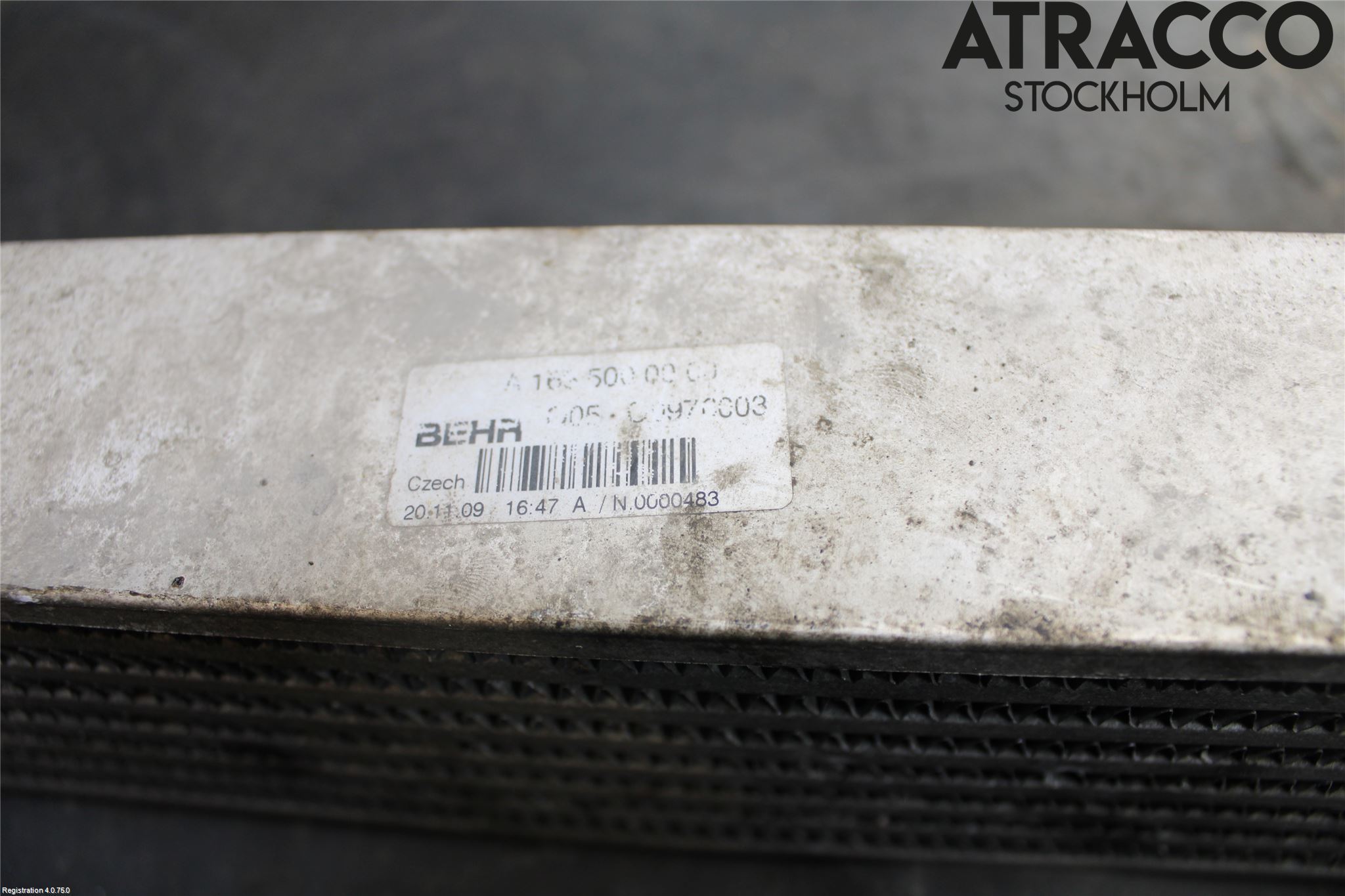 Mercedes-Benz MB A-KLASS (W169) 04-12 Intercooler Radiator