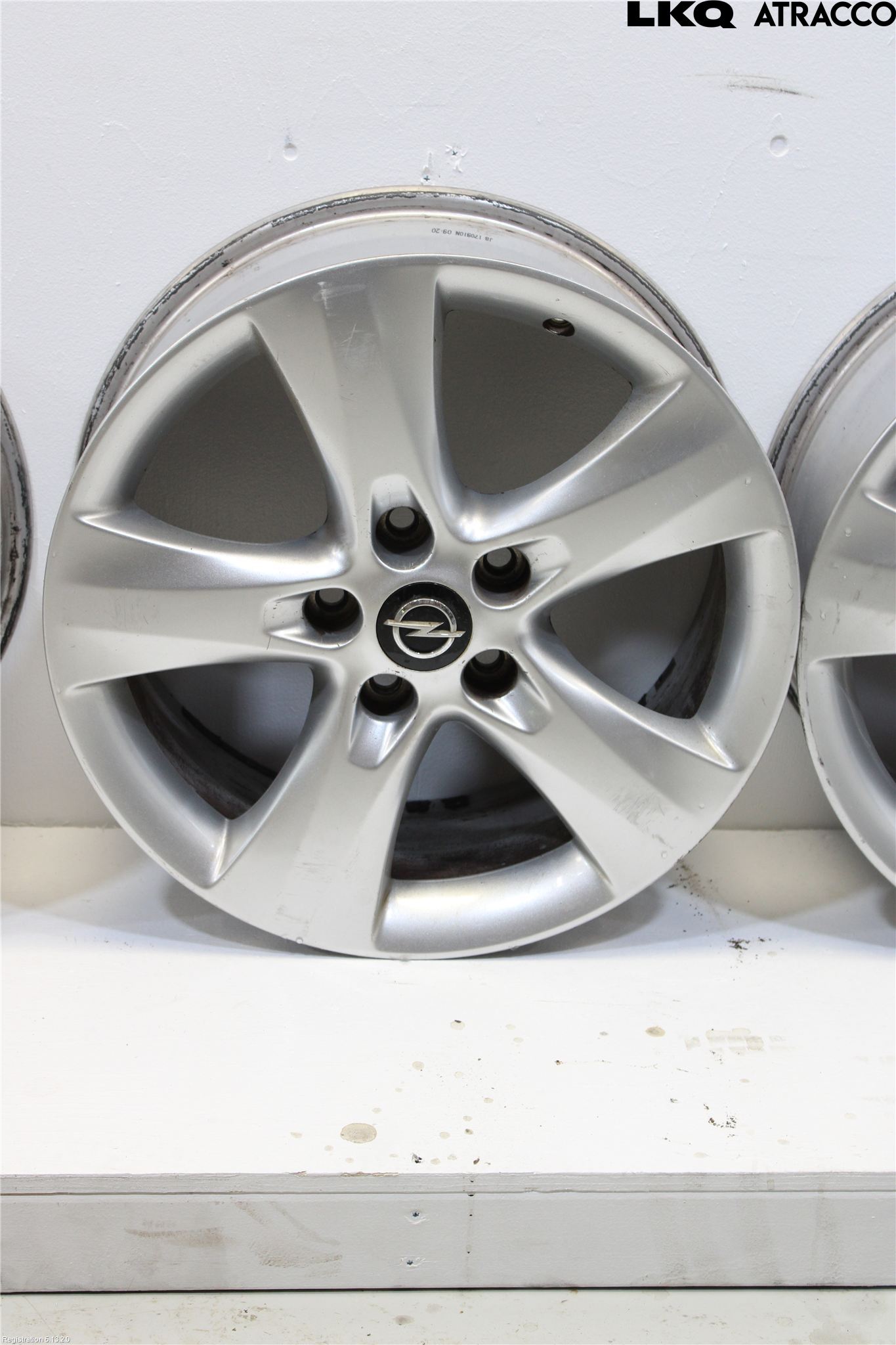 Opel ASTRA J 10-15 Felg Aluminium Sett 4Stk