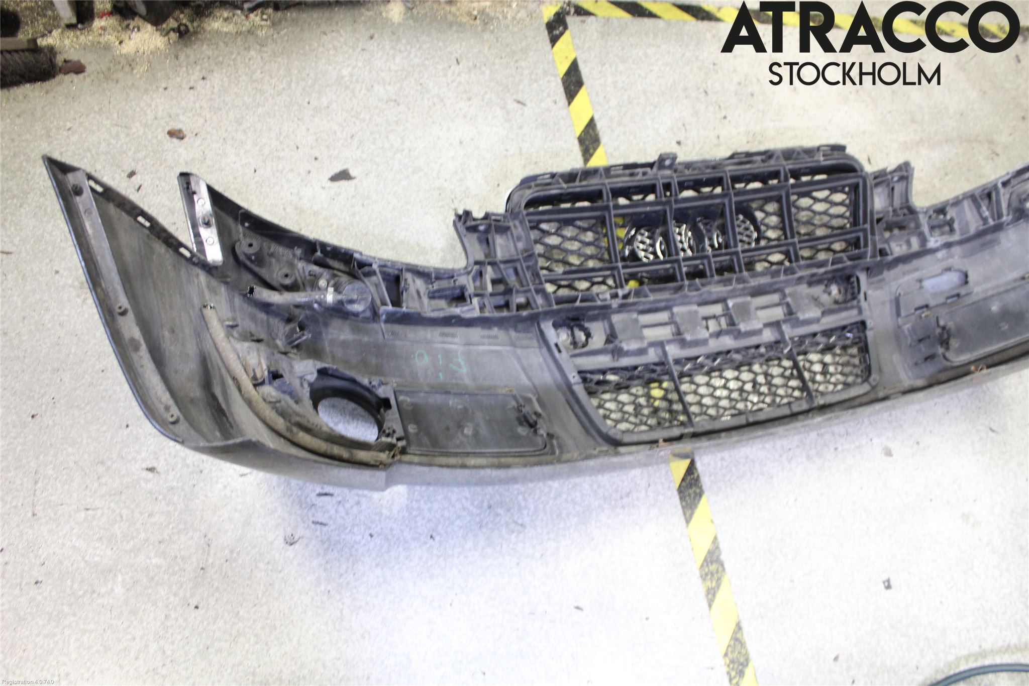 Audi A4/S4 01-05 Støtfanger Foran Plastdeksel