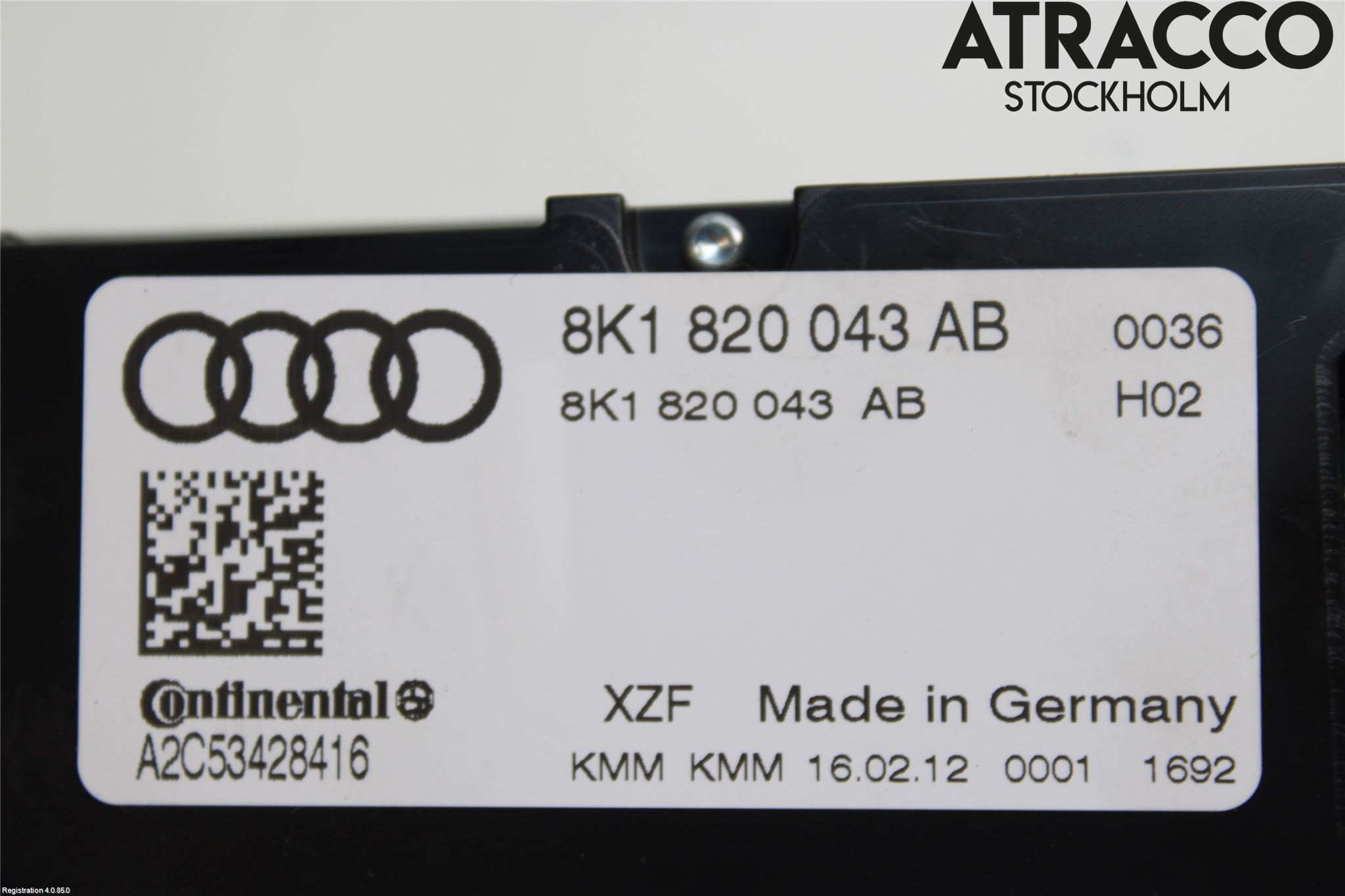 Audi A4/S4 08-11 Varme Ac Betjening-Display