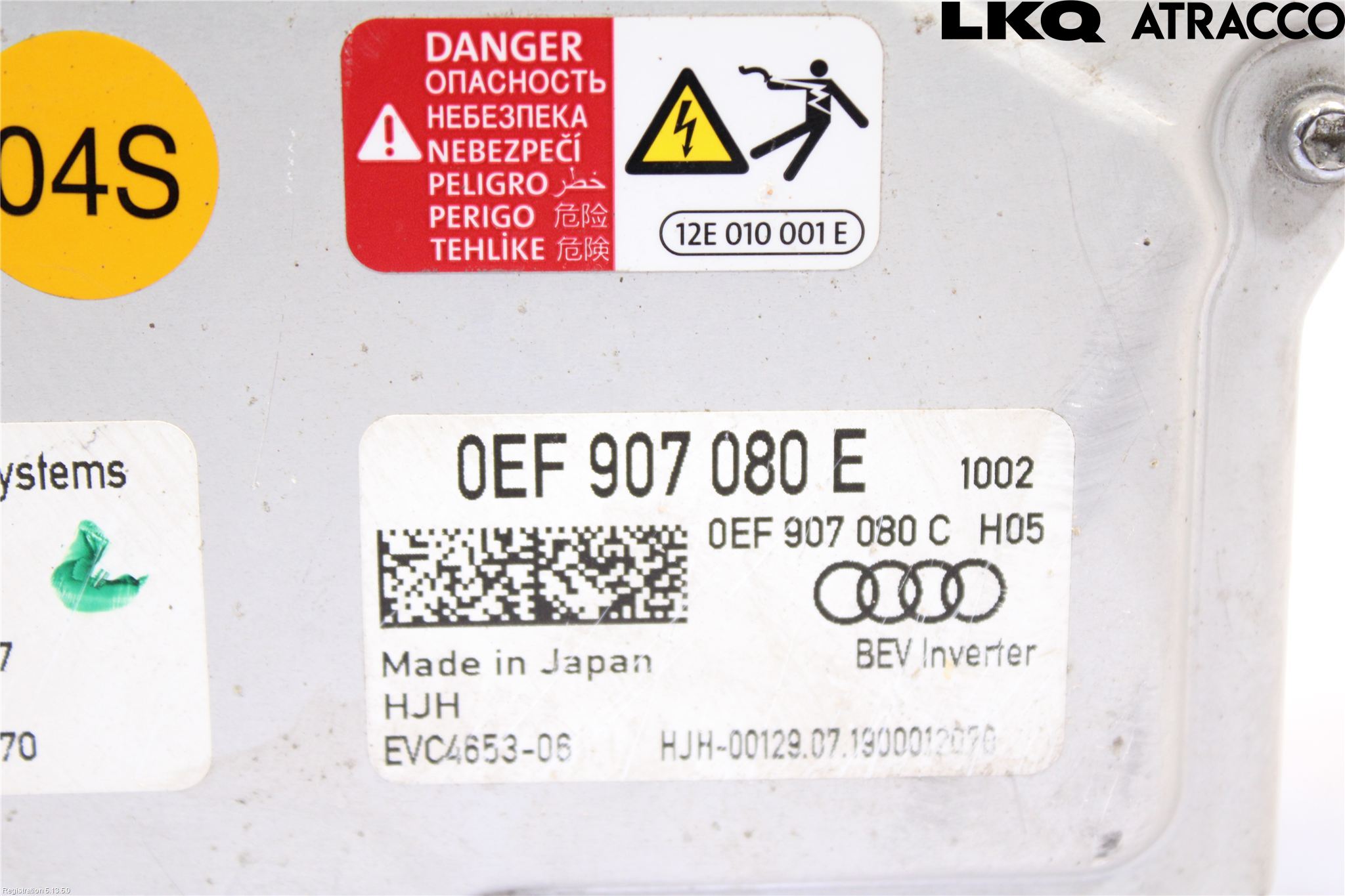 Audi E-TRON, S GE 19- Inverter 12-)220V