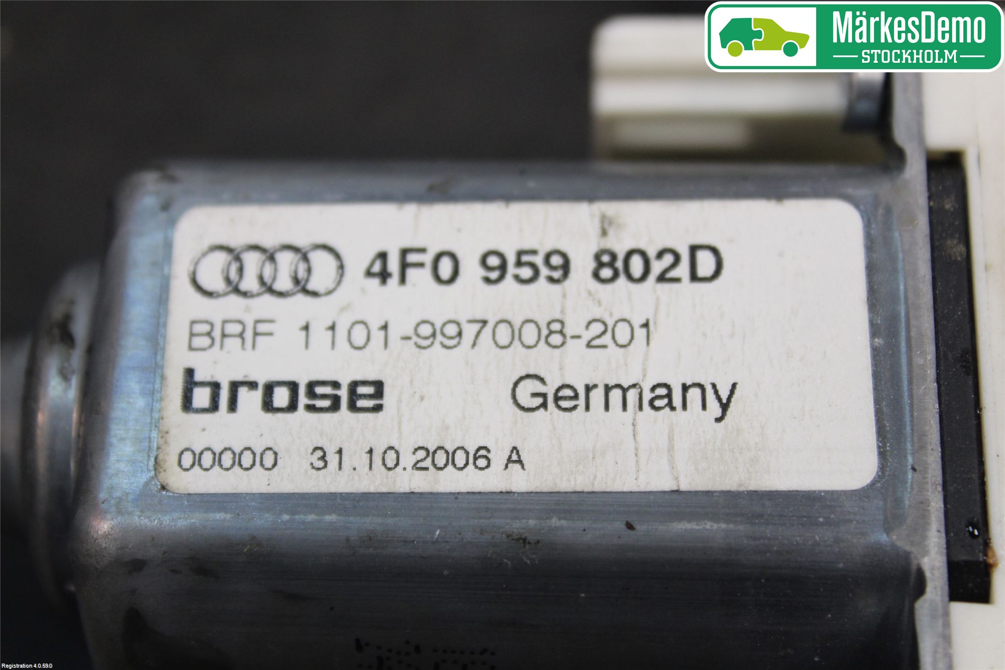 Audi A6/S6     05-11 Vindusheismotor
