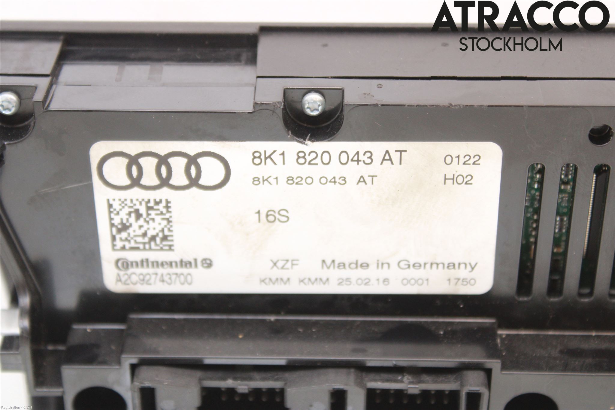 Audi A5 07-16 Varme Ac Betjening-Display