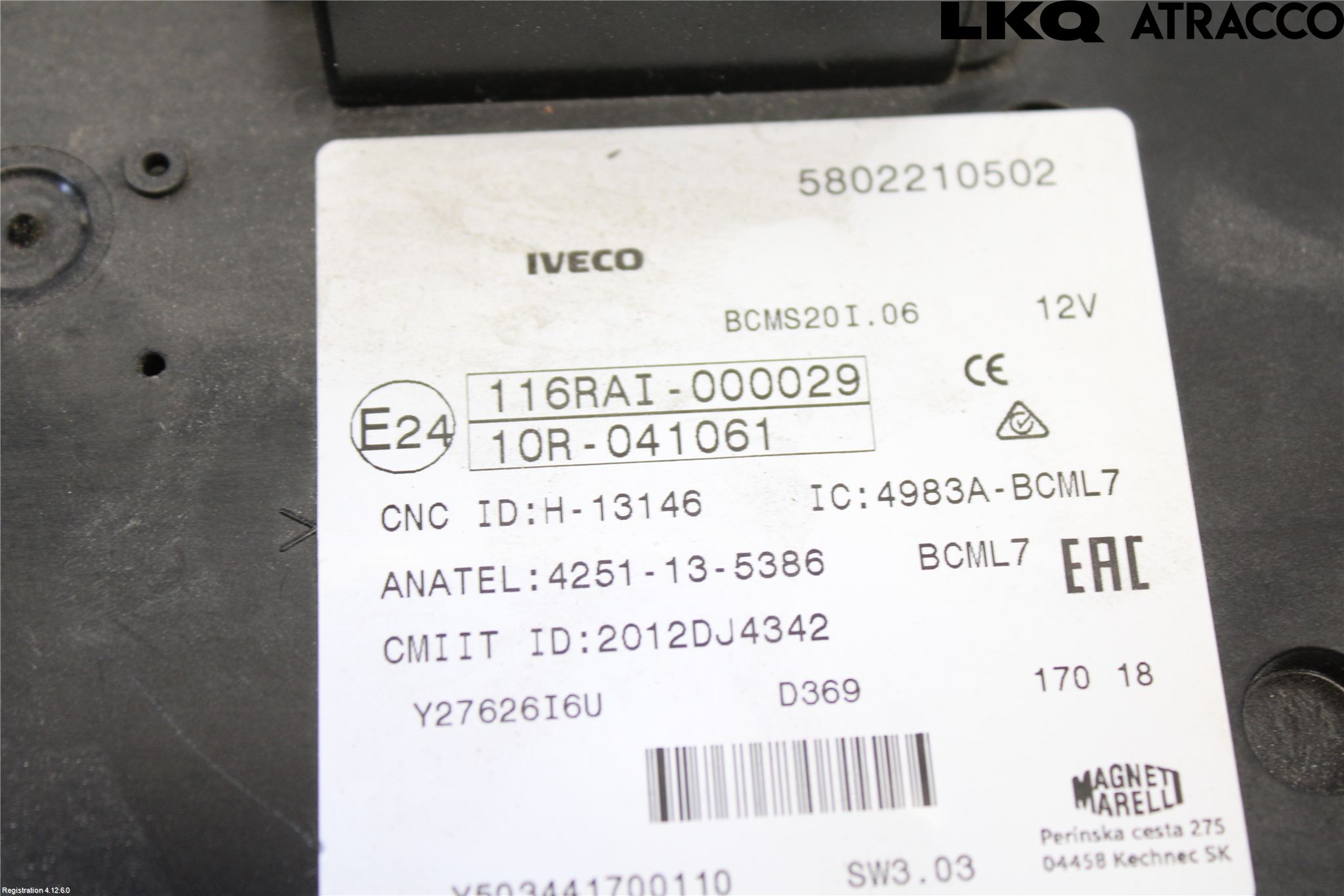 Iveco DAILY 14->> Sikringsboks - Elsentral