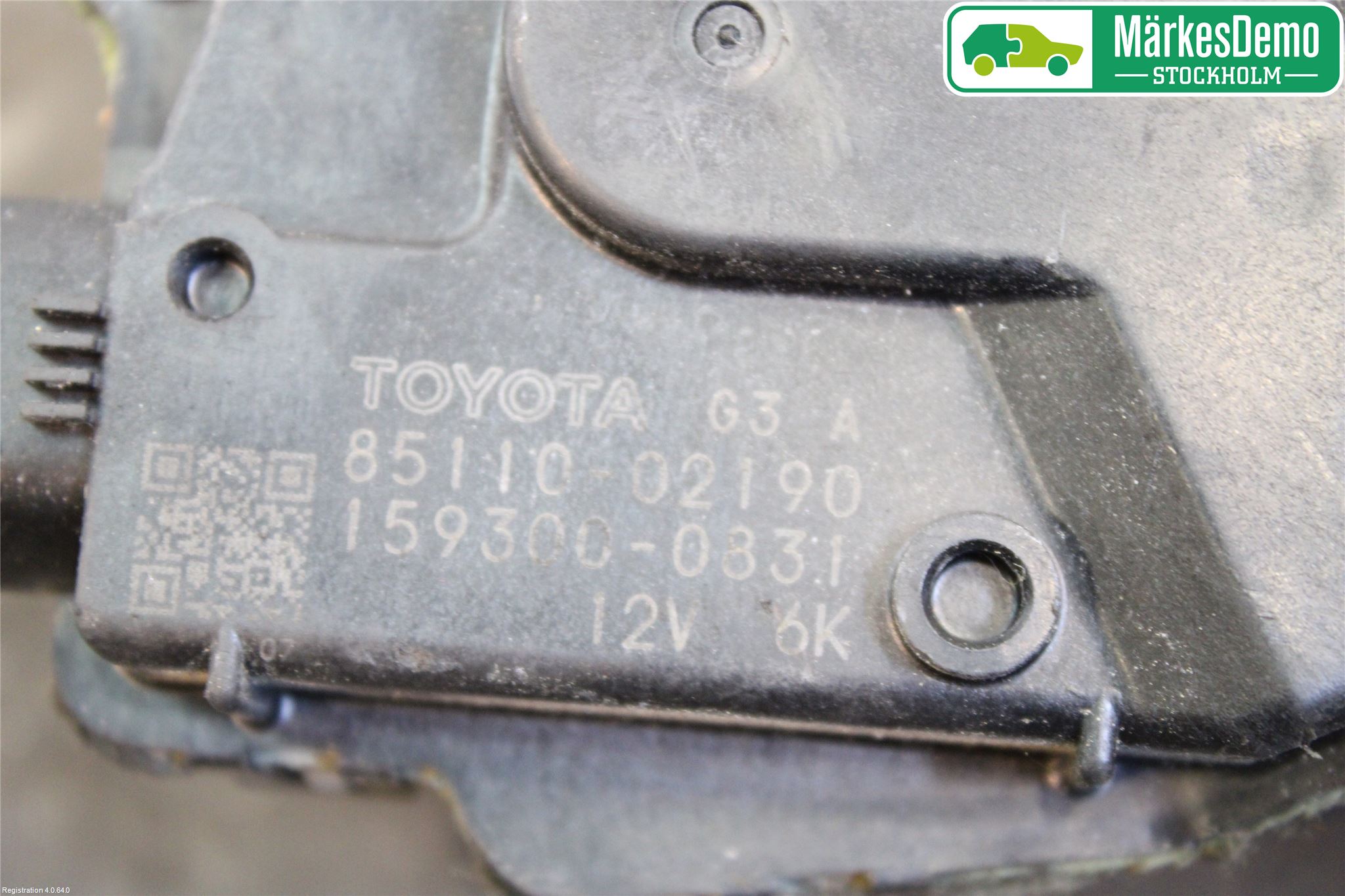 Toyota AURIS 07-09 Viskermotor Frontrute