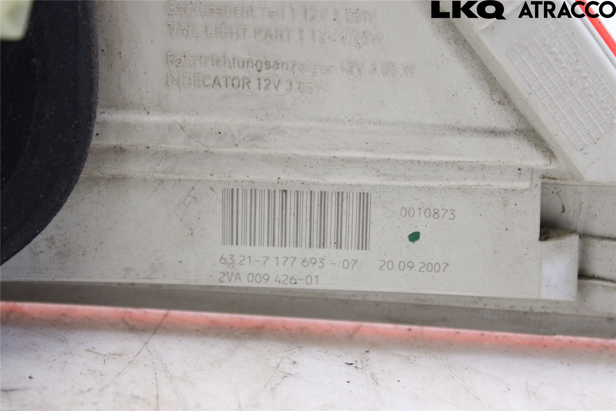 BMW 5 E60/61 Sed/Tou 02-10 Baklykt Venstre