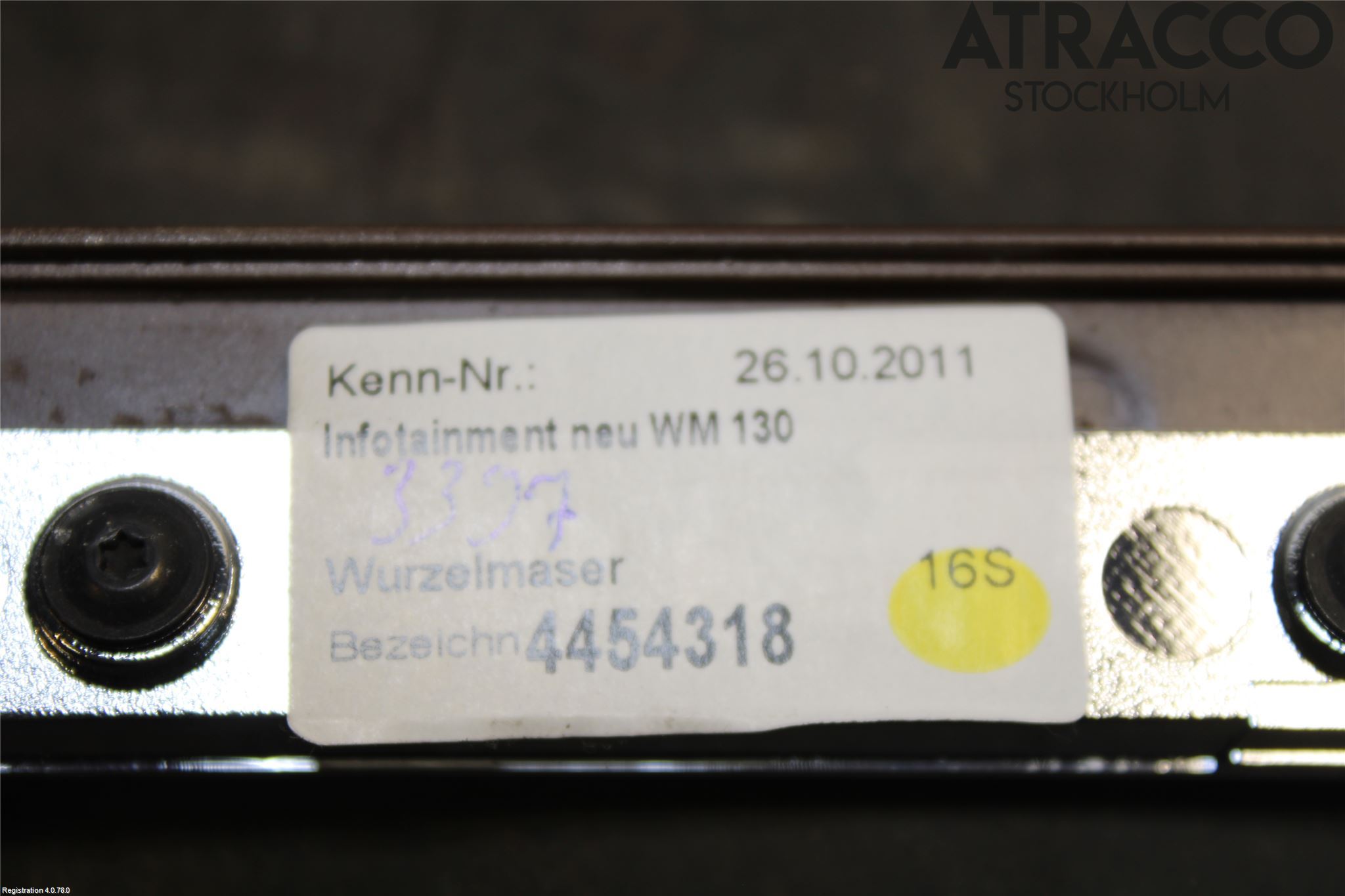 Volkswagen VW PHAETON Innr Radio Ramme