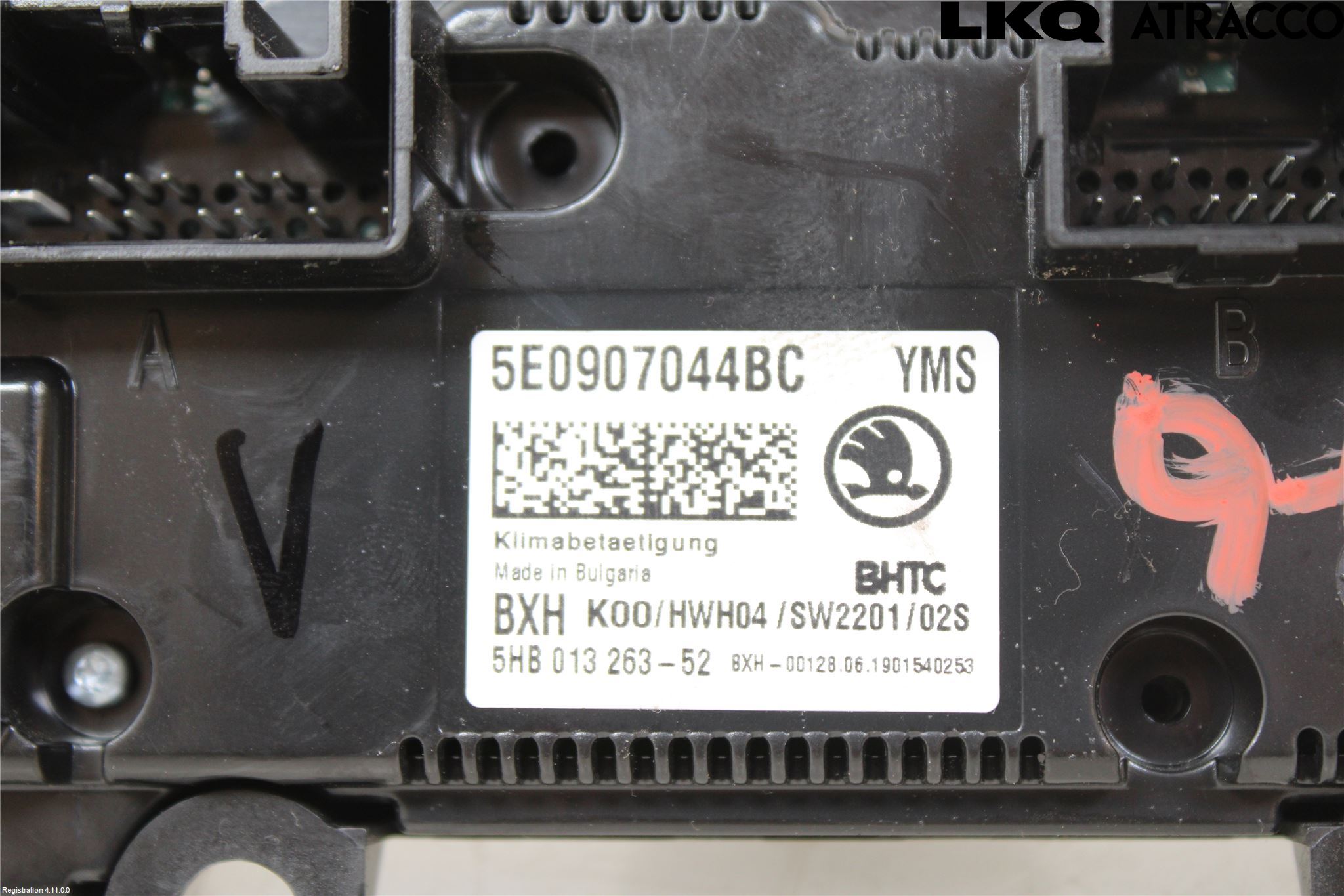 Skoda OCTAVIA (NX) 20- Varme Ac Betjening-Display