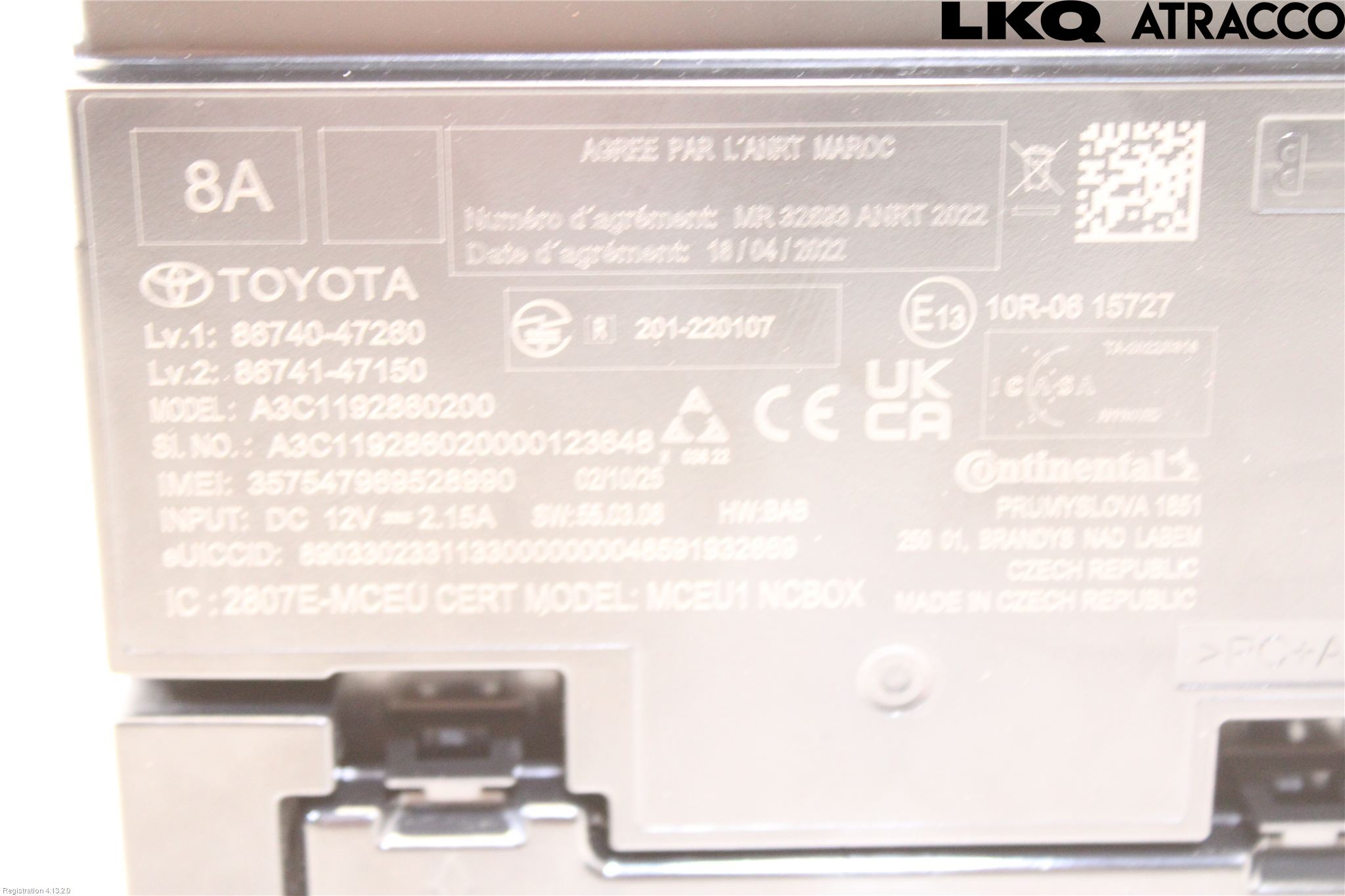Toyota COROLLA CROSS XG10 22- Styreenhet Øvrig
