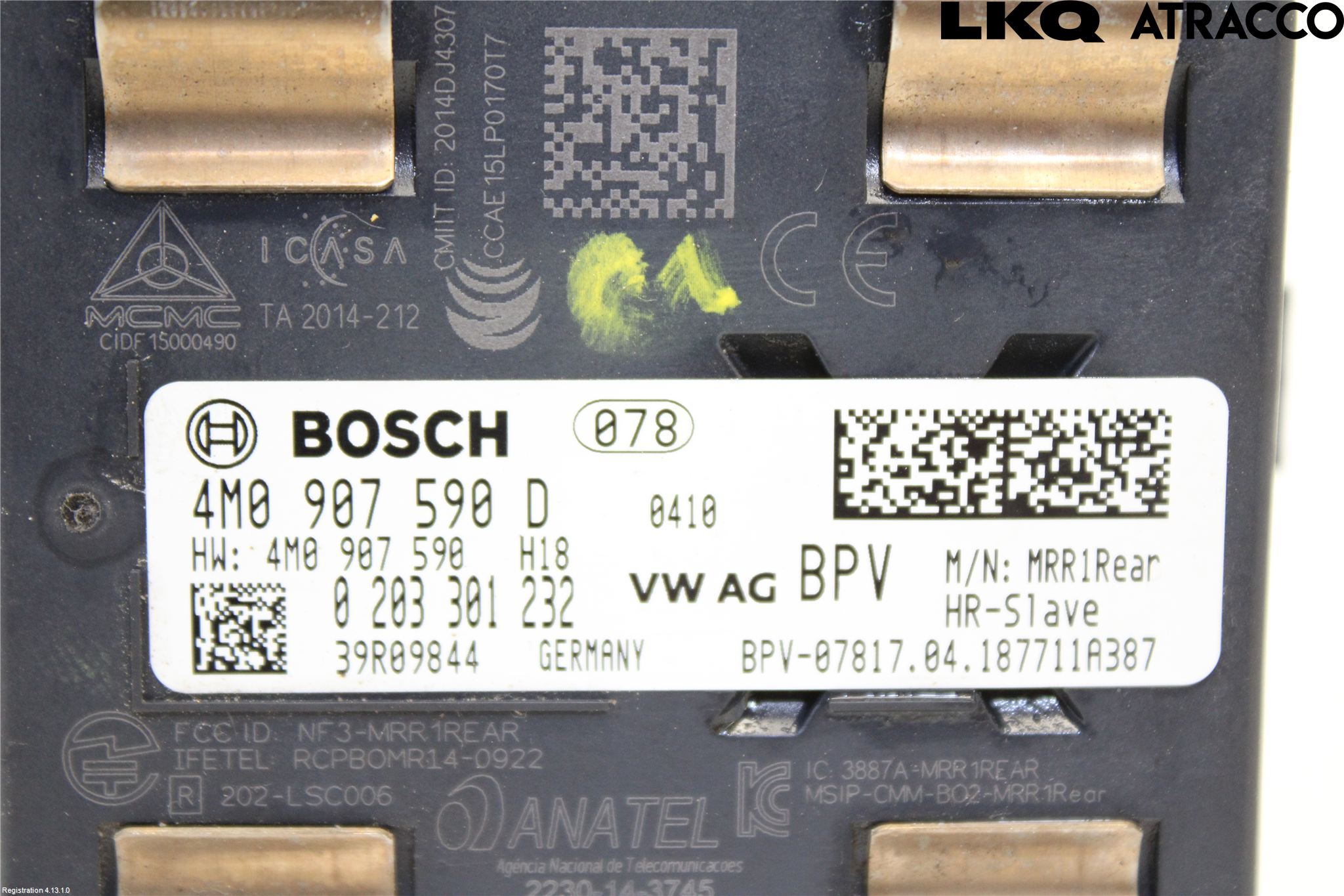 Audi A5 17- Sensor Kollisjonsbeskyttelse