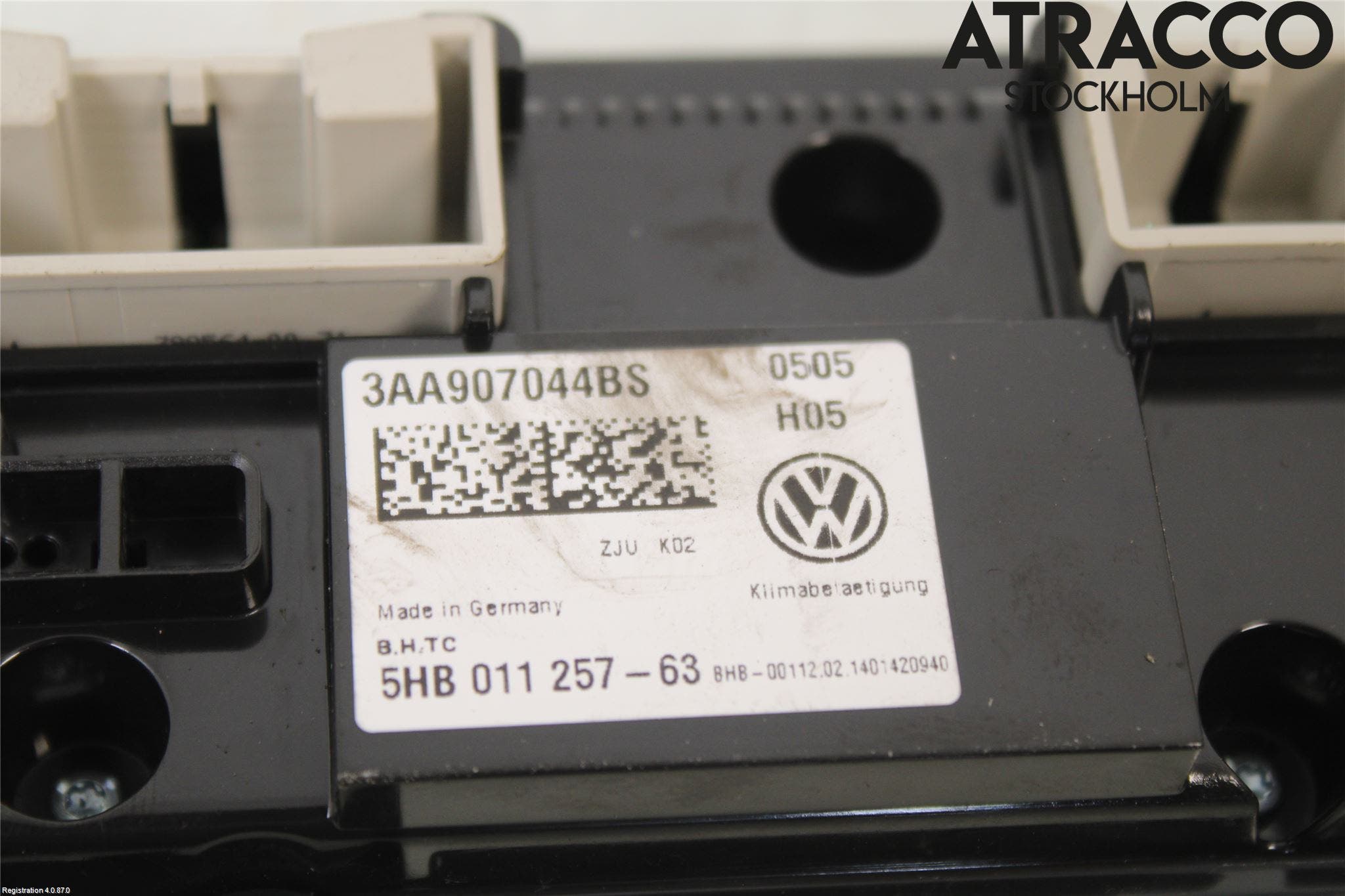 Volkswagen VW PASSAT 11-14 Varme Ac Betjening-Display