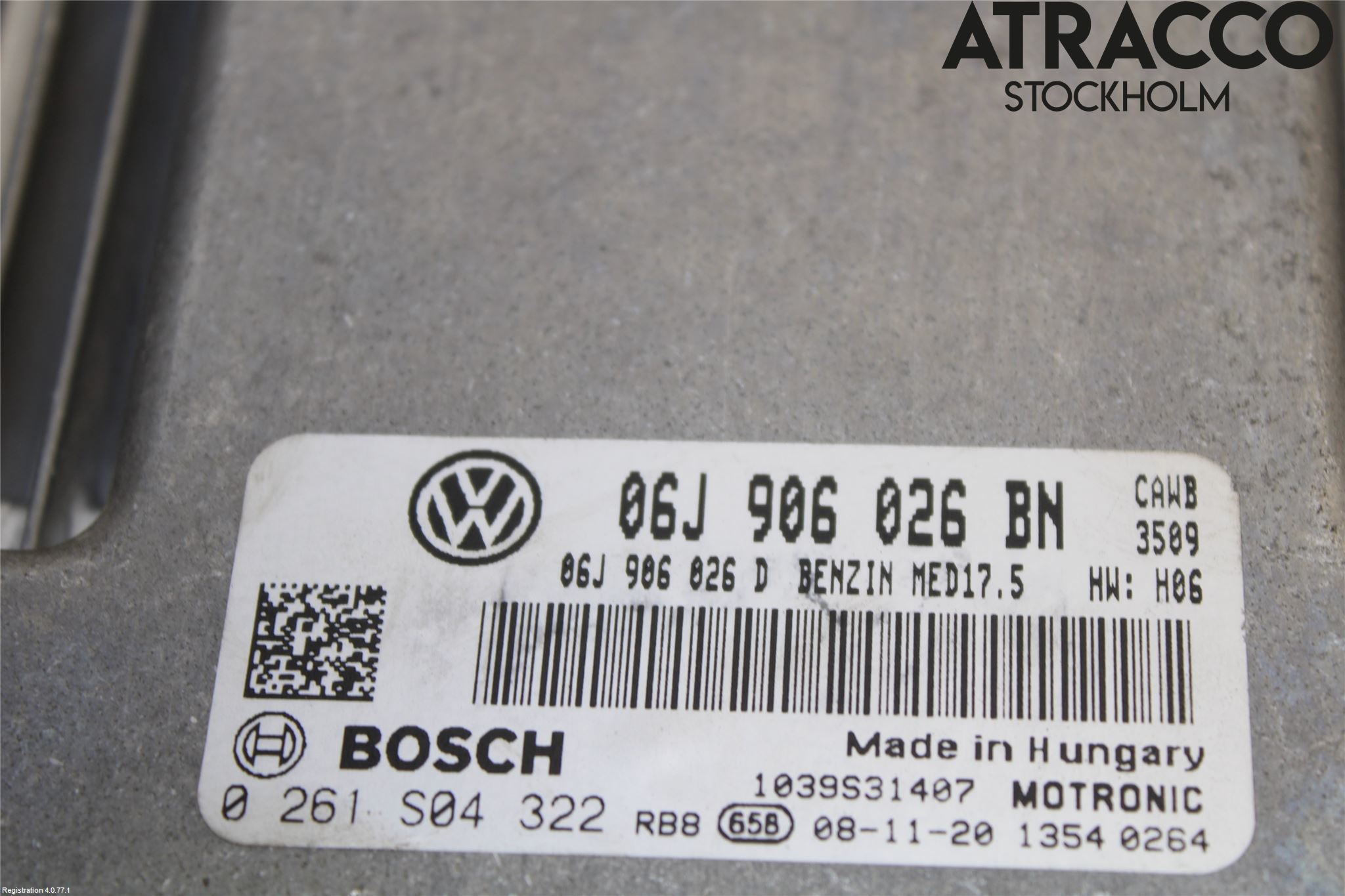 Volkswagen VW PASSAT CC 08-16 Styreenhet Innsprøytning