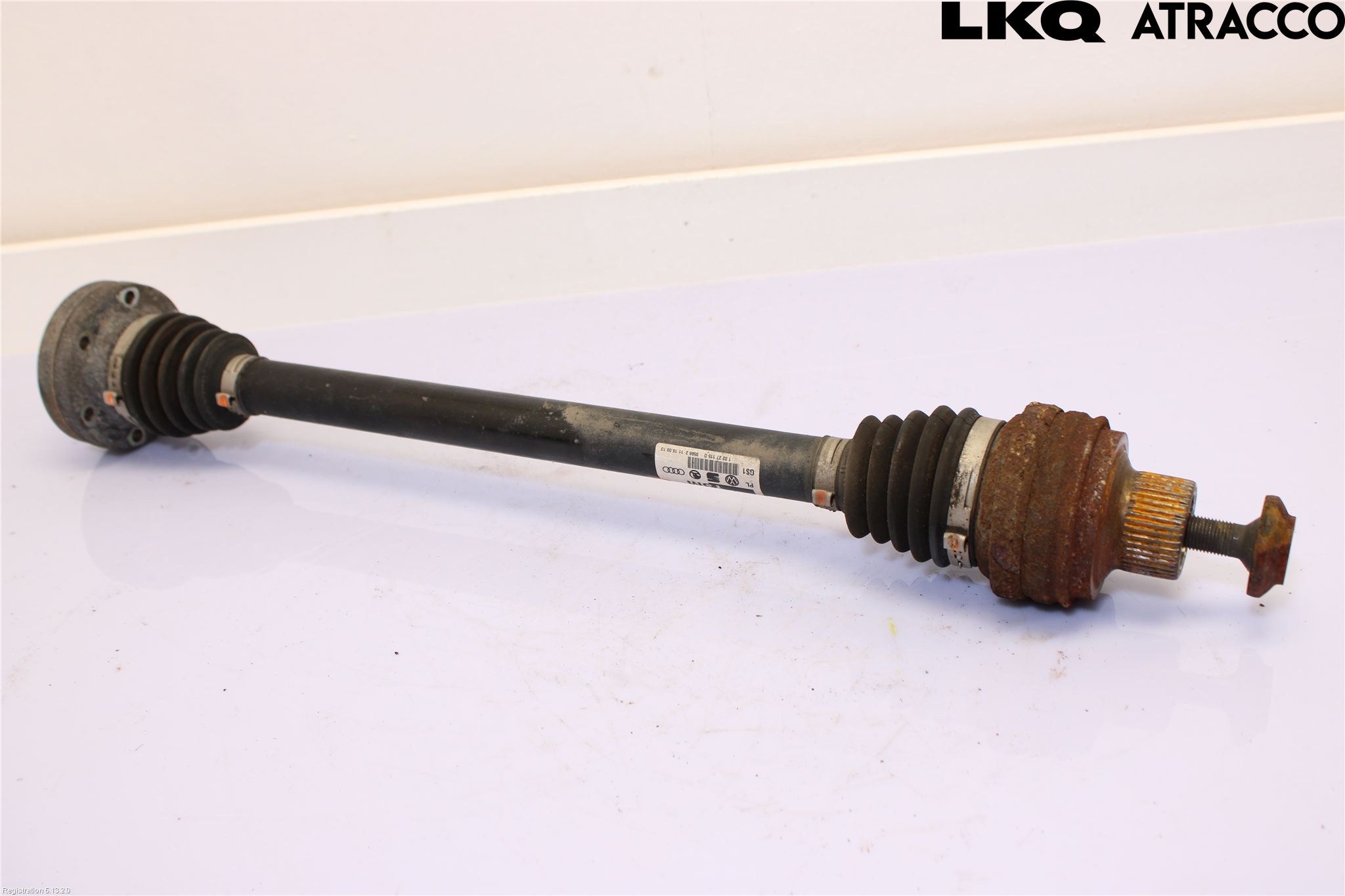 Audi A4 12-15 Drivaksel Bak Kompl Høyre