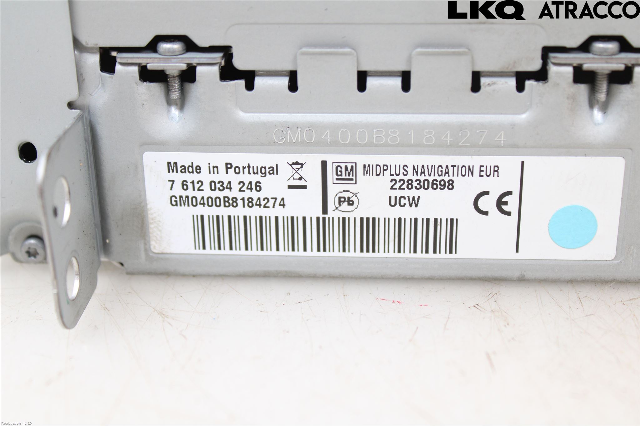 Opel ZAFIRA C 12-19 Stereo Radio Med Cd