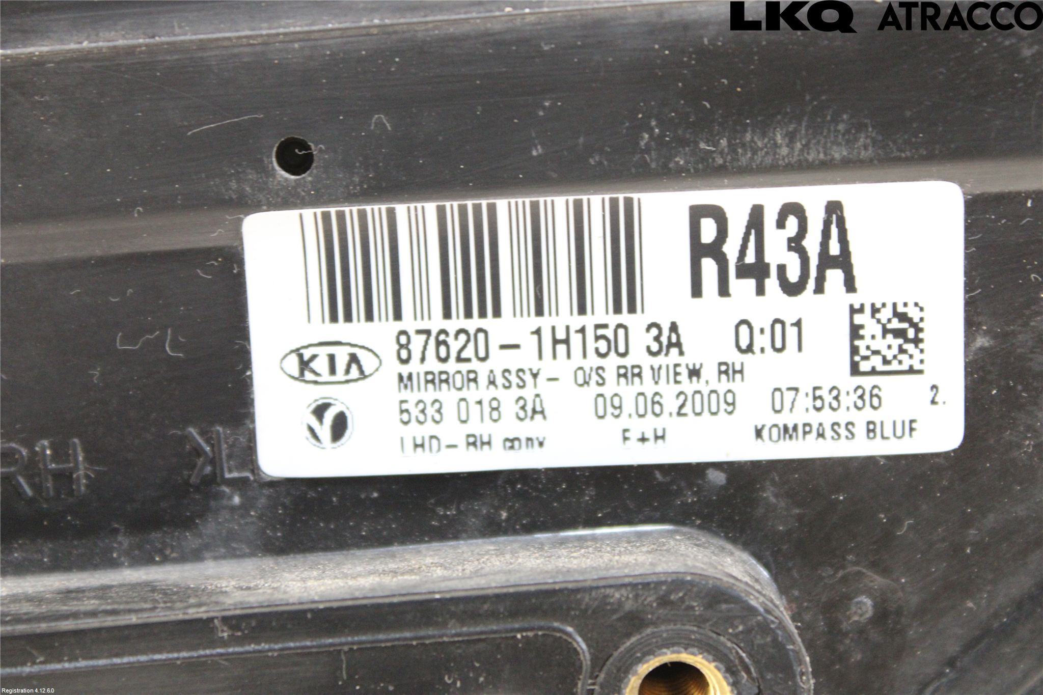 Kia CEED 06-12 Speil H M-El Justering