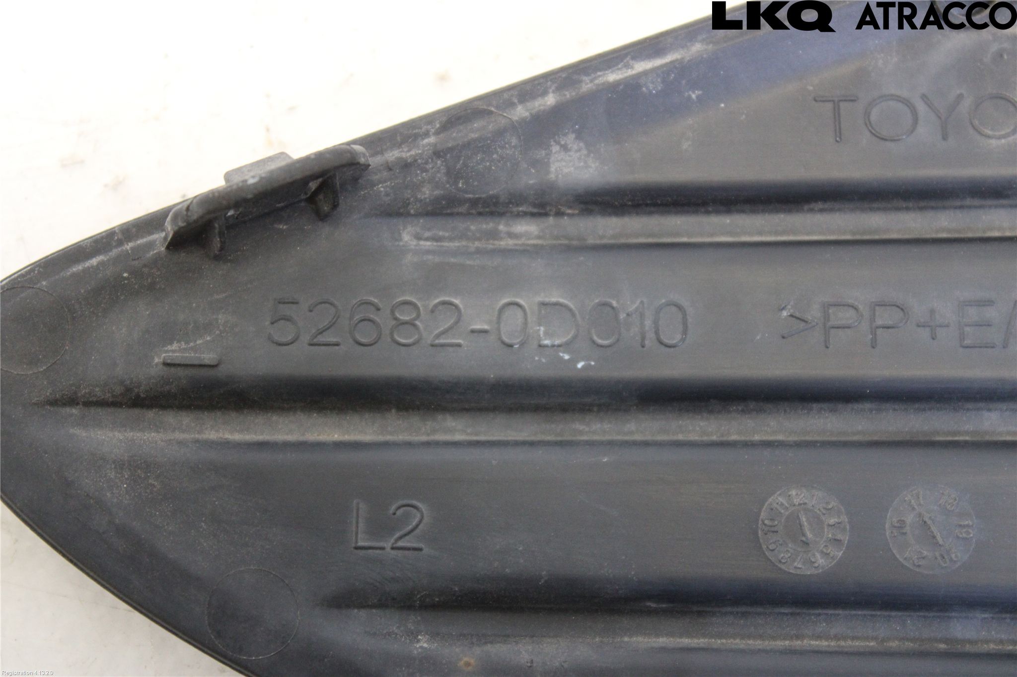 Toyota YARIS XP130 15-20 Støtfanger Bak Hjørne Venstre