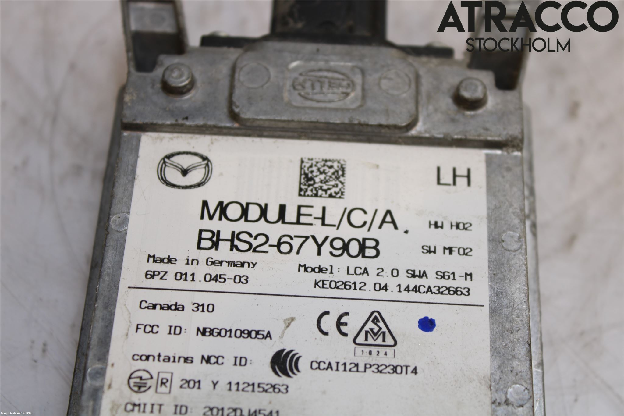 Mazda 3 III 14-19 Sensor Kollisjonsbeskyttelse