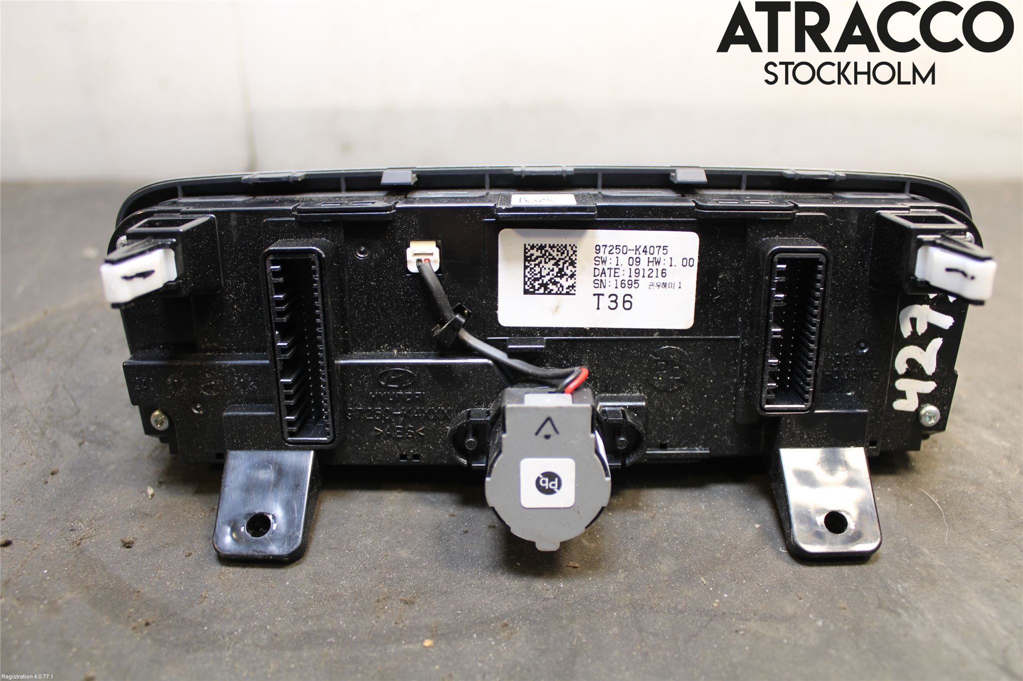 Hyundai KONA/ELECTRIC OS 18-23 Varme Ac Betjening-Display