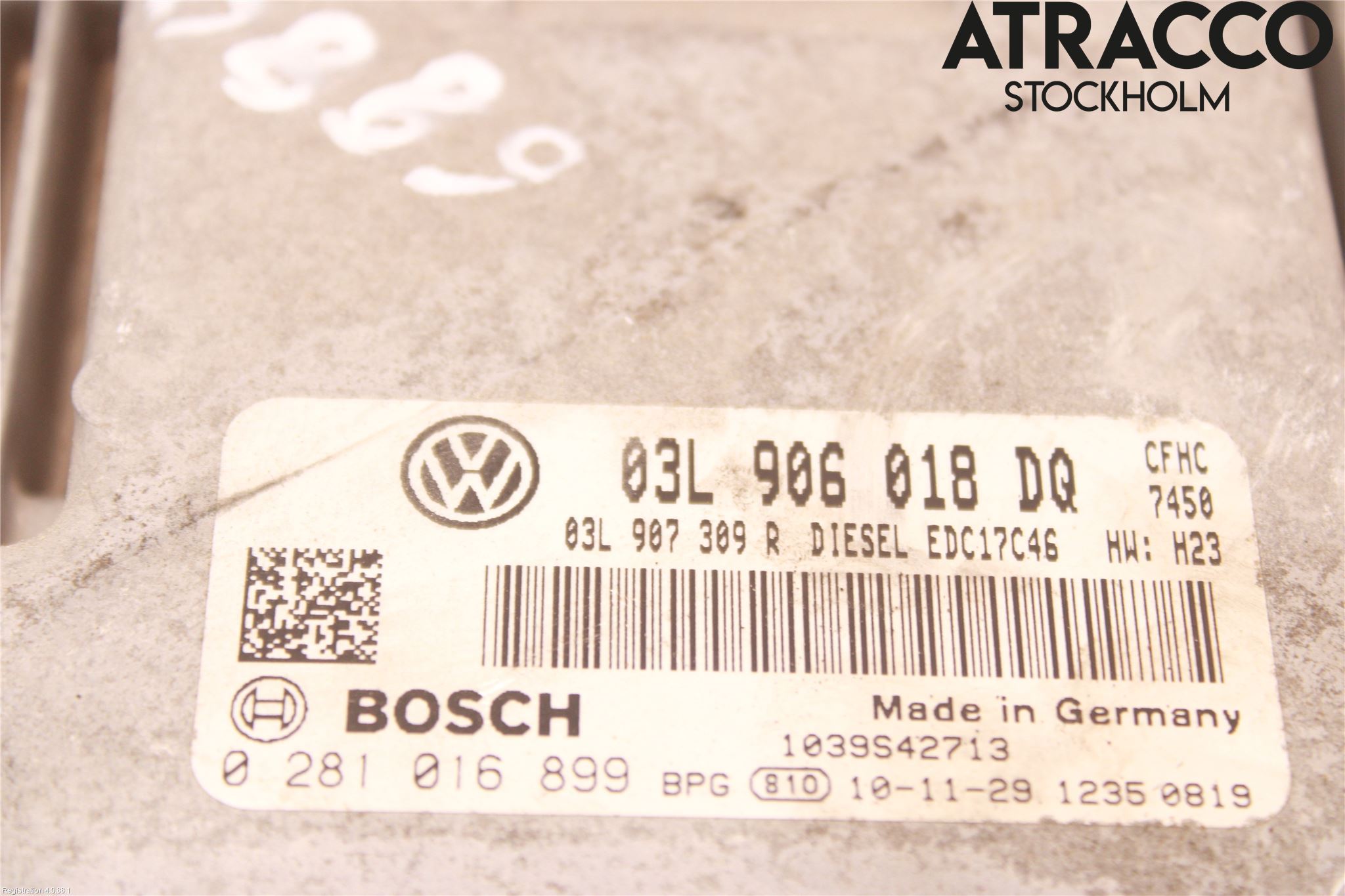 Volkswagen VW TOURAN 10-15 Styreenhet Dieselpumpe