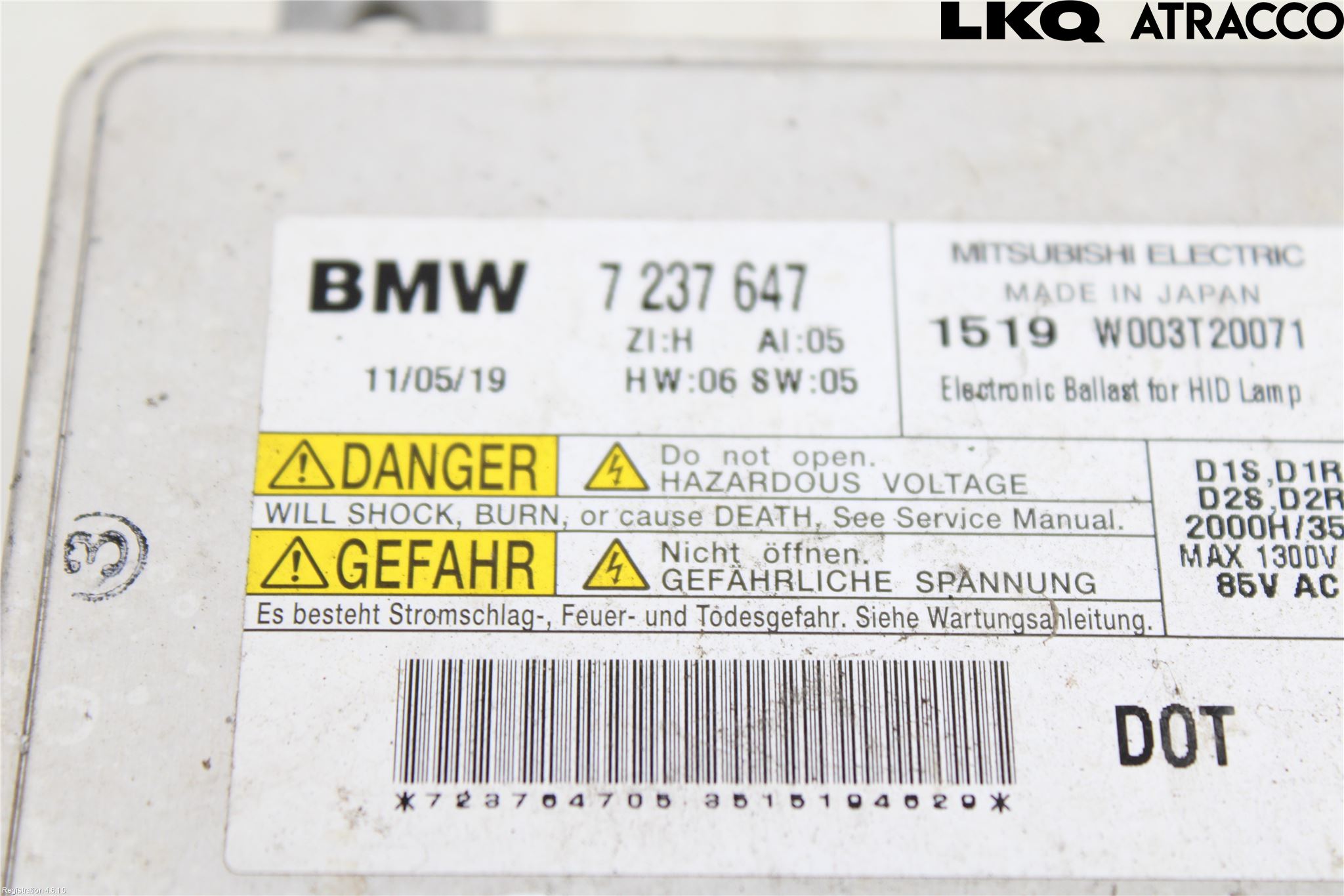 BMW 3 E90/91 SED/TOU 05-12 Styreenhet Xenon