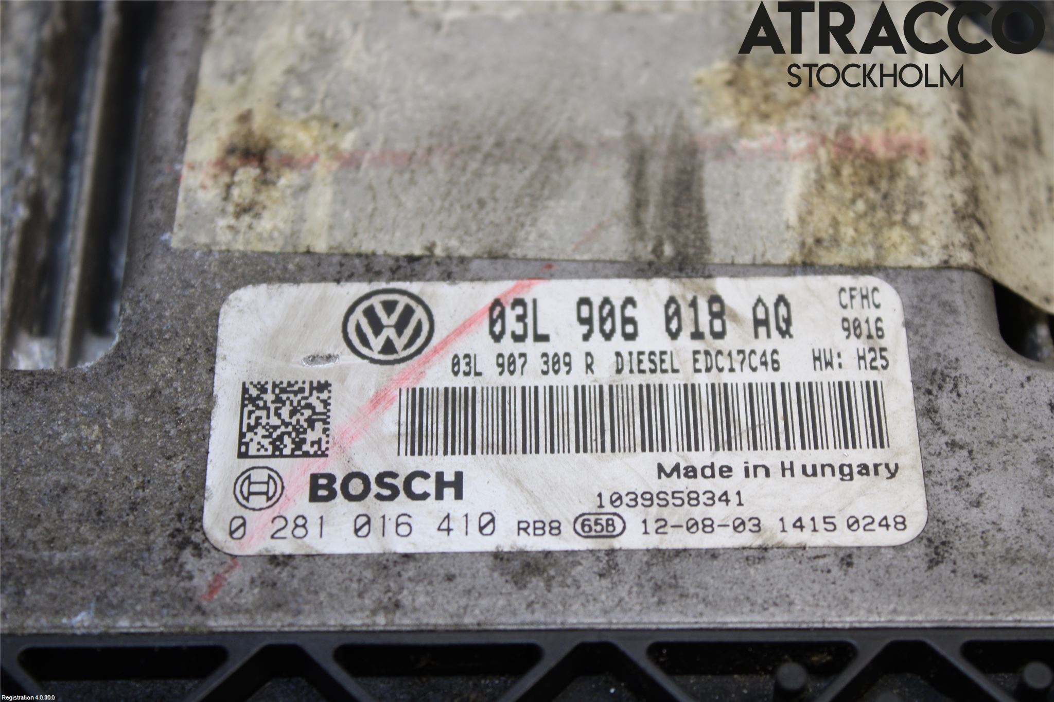 Volkswagen VW GOLF VI 09-13 Styreenhet Innsprøytning