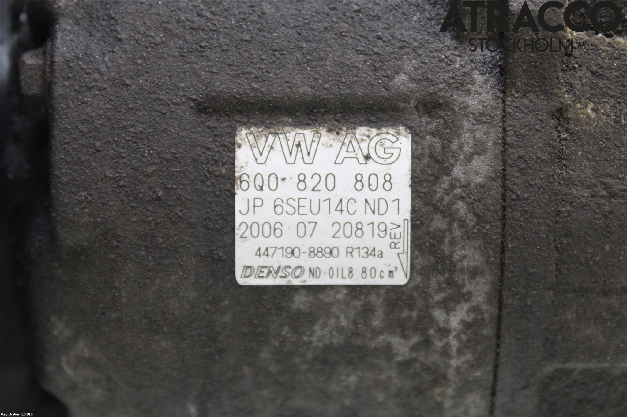 Skoda ROOMSTER Varme Ac Kompressor