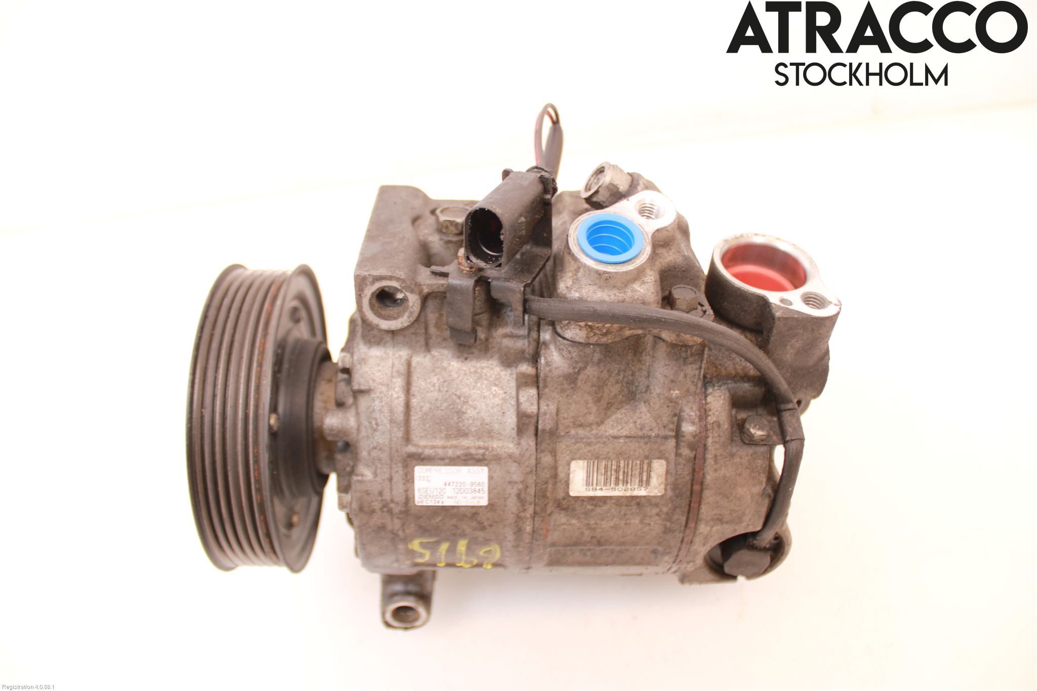 Audi A4/S4 01-05 Varme Ac Kompressor
