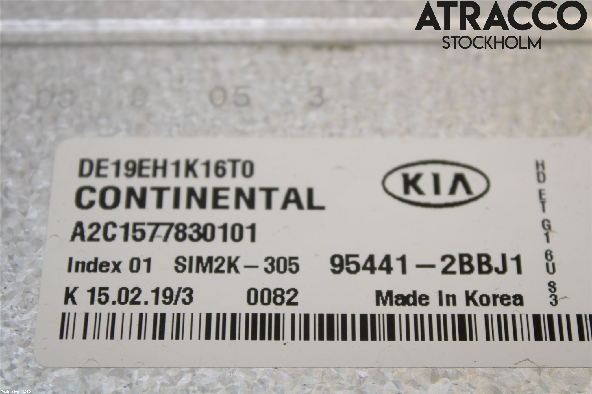 Kia NIRO (DE) 17-22 Styreenhet Innsprøytning