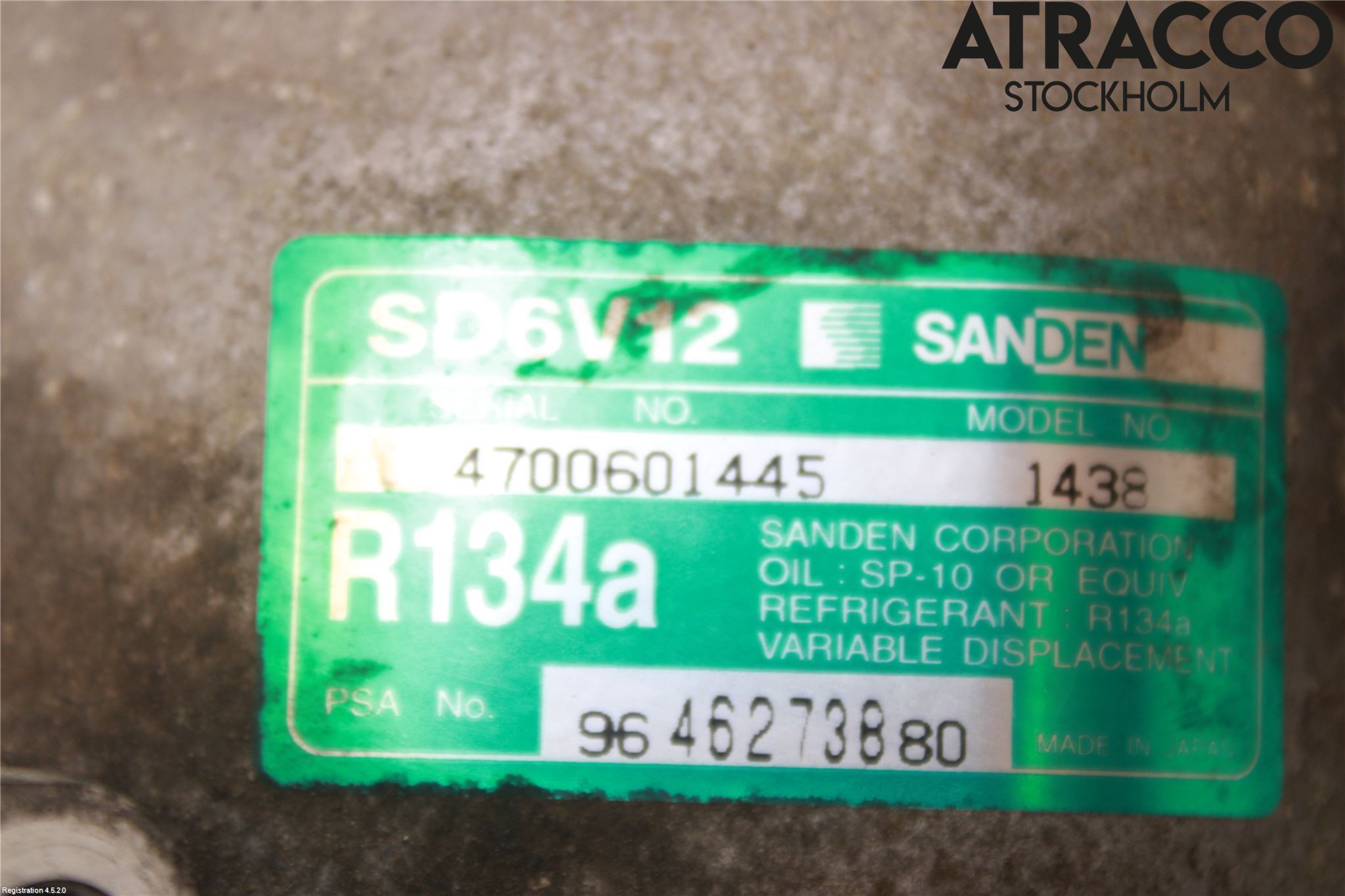 Peugeot 307     01-05 Varme Ac Kompressor